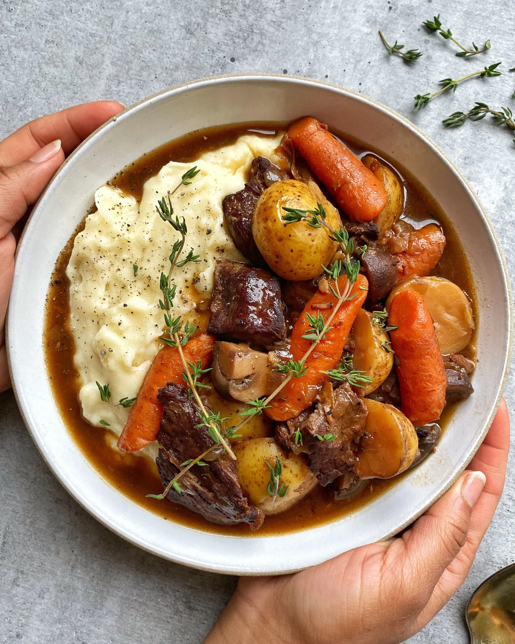 Beef Stew with Carrots and Potatoes