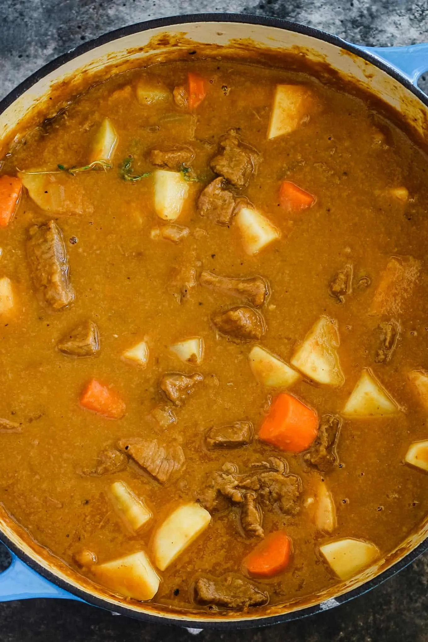 Beef Stew with Mango and Pumpkin