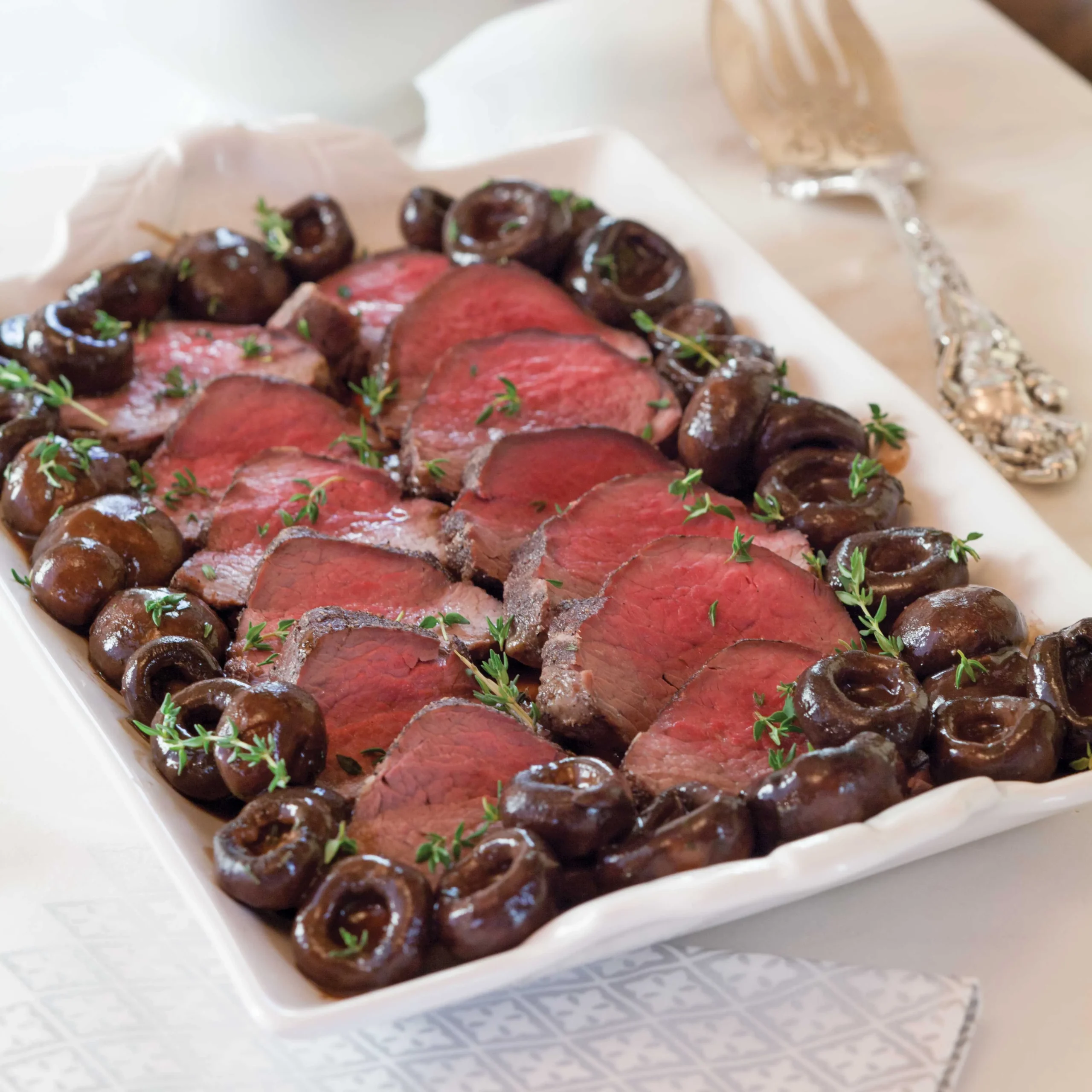 Beef Tenderloin Mushroom Sauce Simple Au Jus