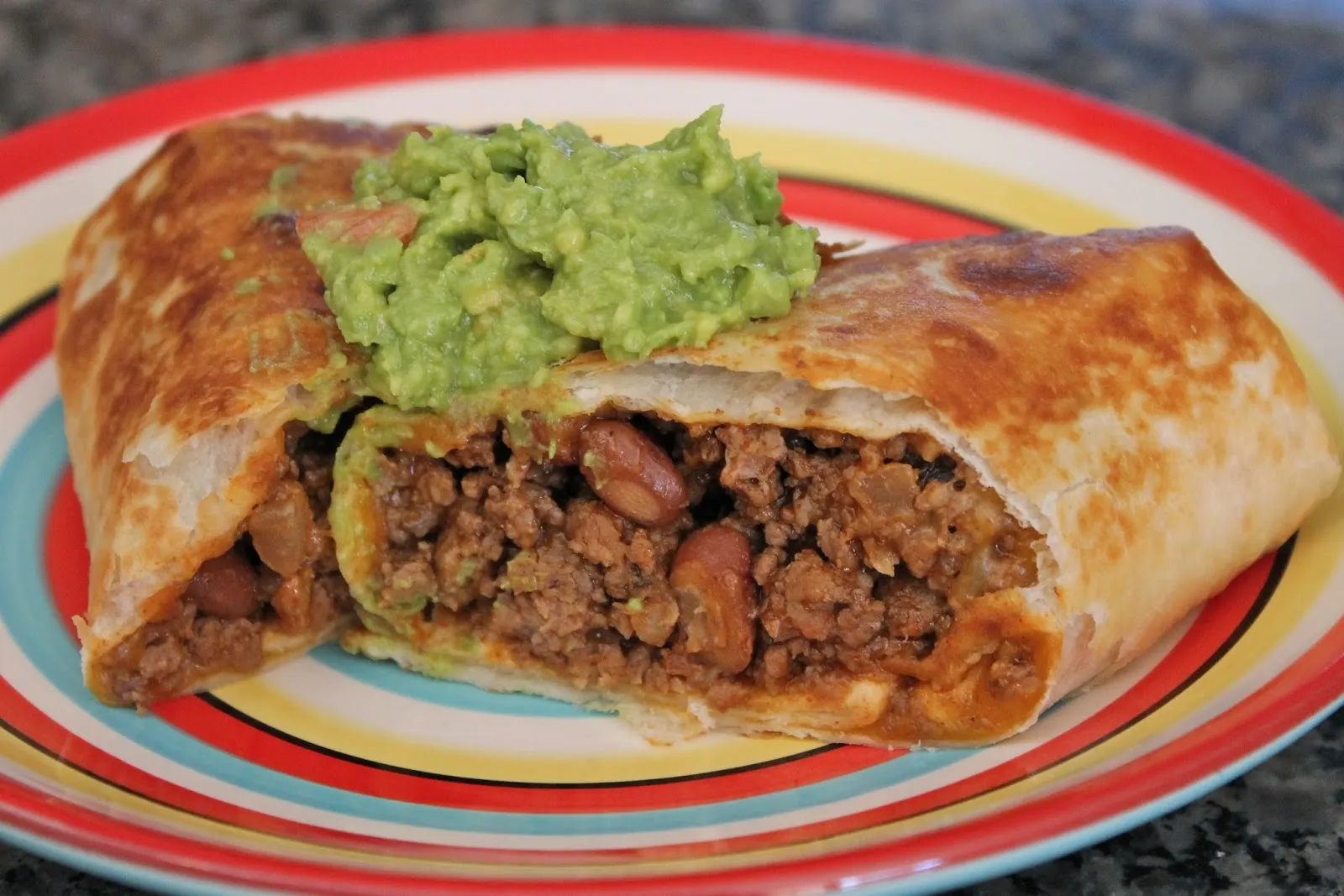 Beef and Bean Chimichangas