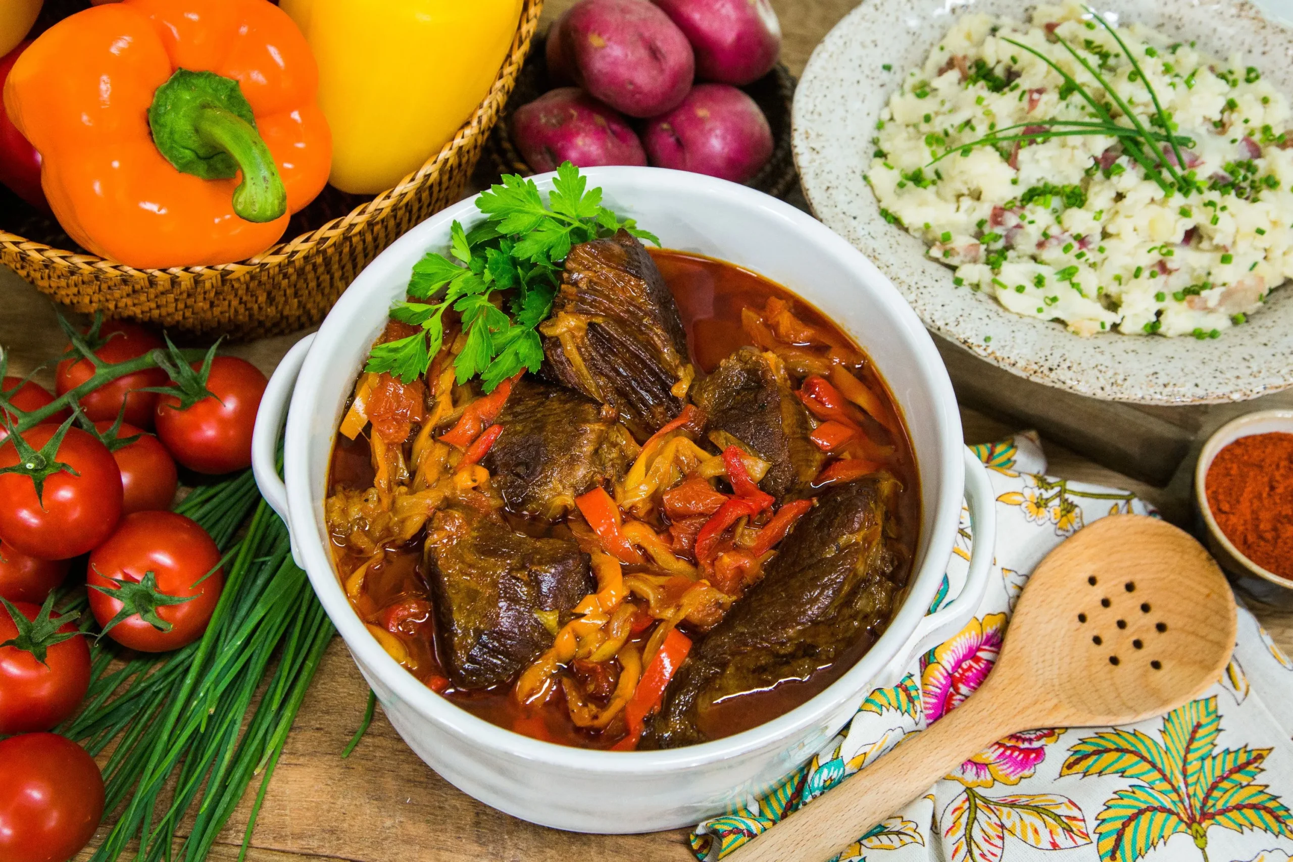 Beef and Pepper Goulash