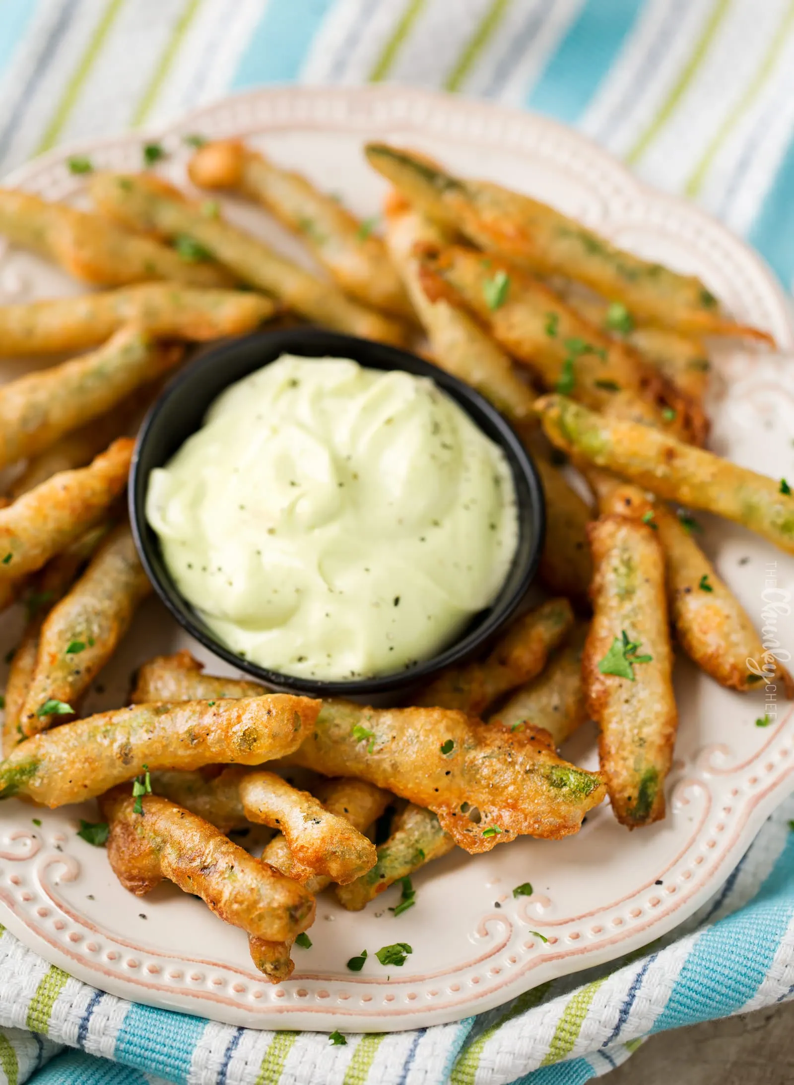 Beer Battered Fried Green Beans