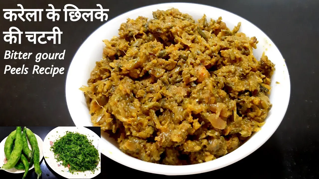 Bitter Melon Peel Stir Fry (Karele Ke Chilke Ki Sabzi)