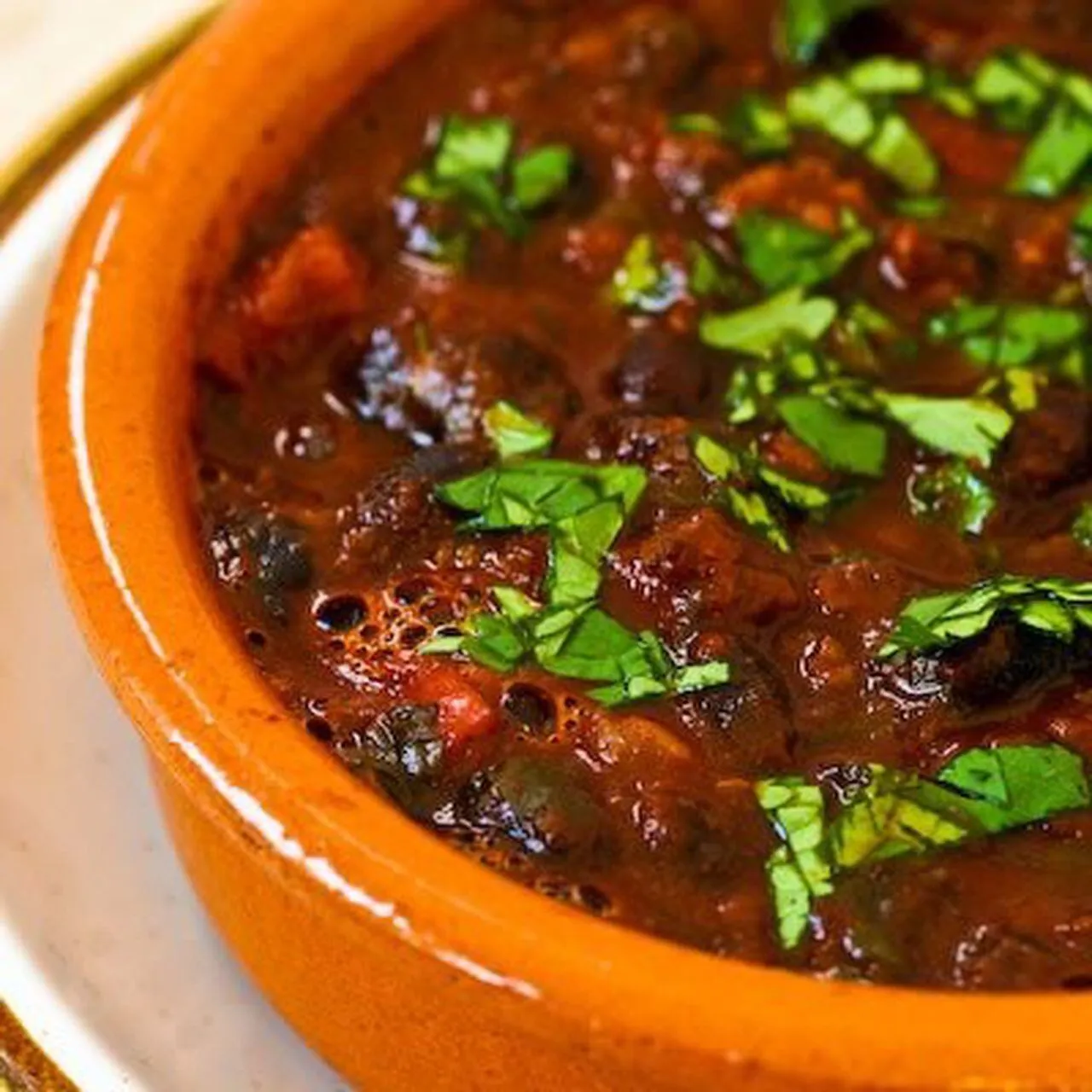 Black Bean Mushroom Chili