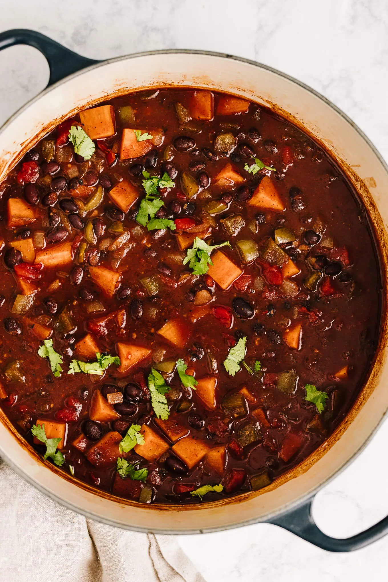 Black Bean Sweet Potato Chili