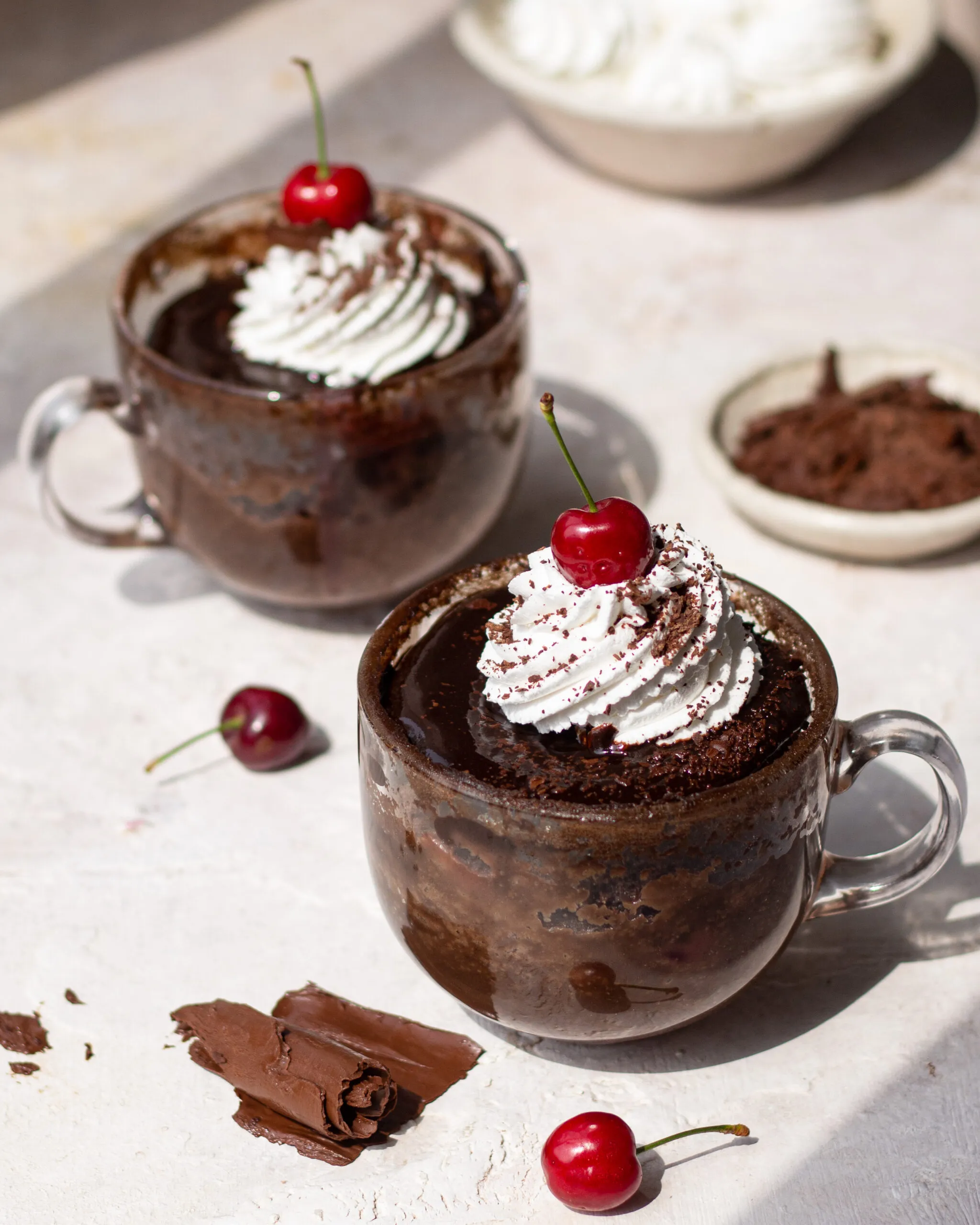 Black Forest Mug Cake
