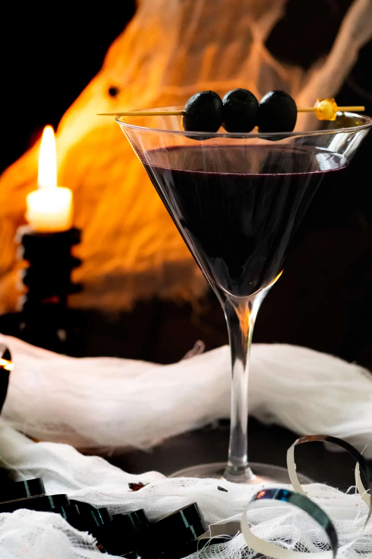 Black Widow Martini Mocktail