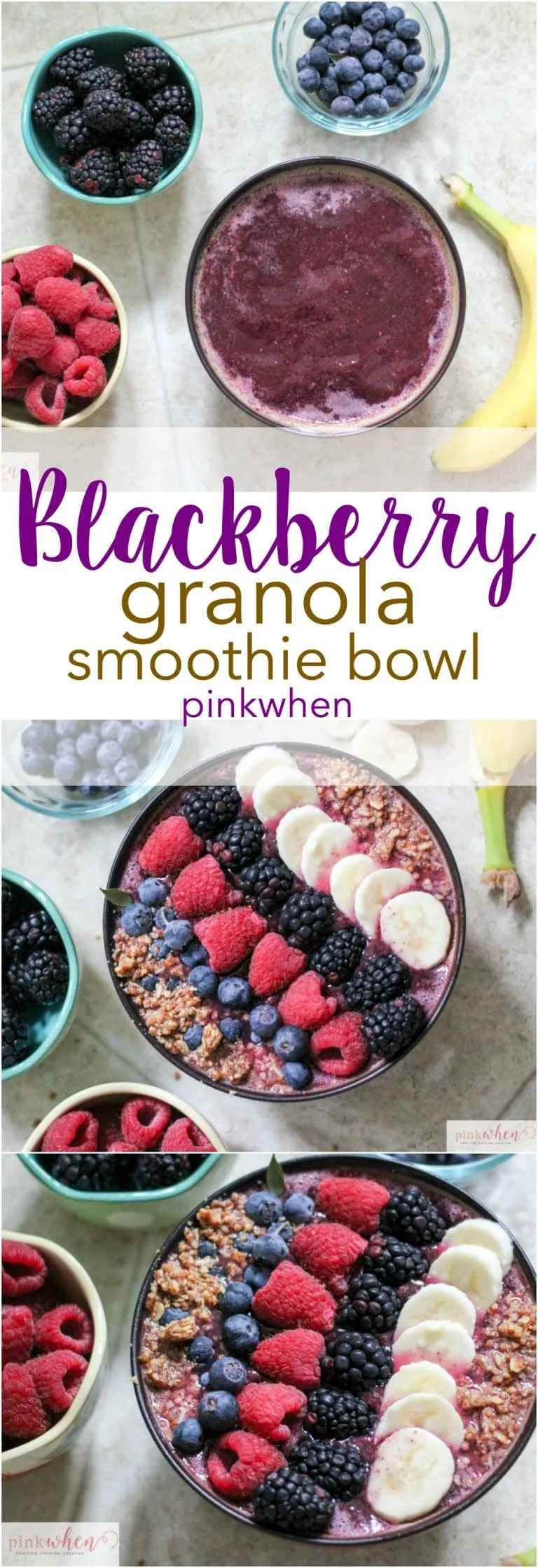 Blackberry Citrus Granola Bowl
