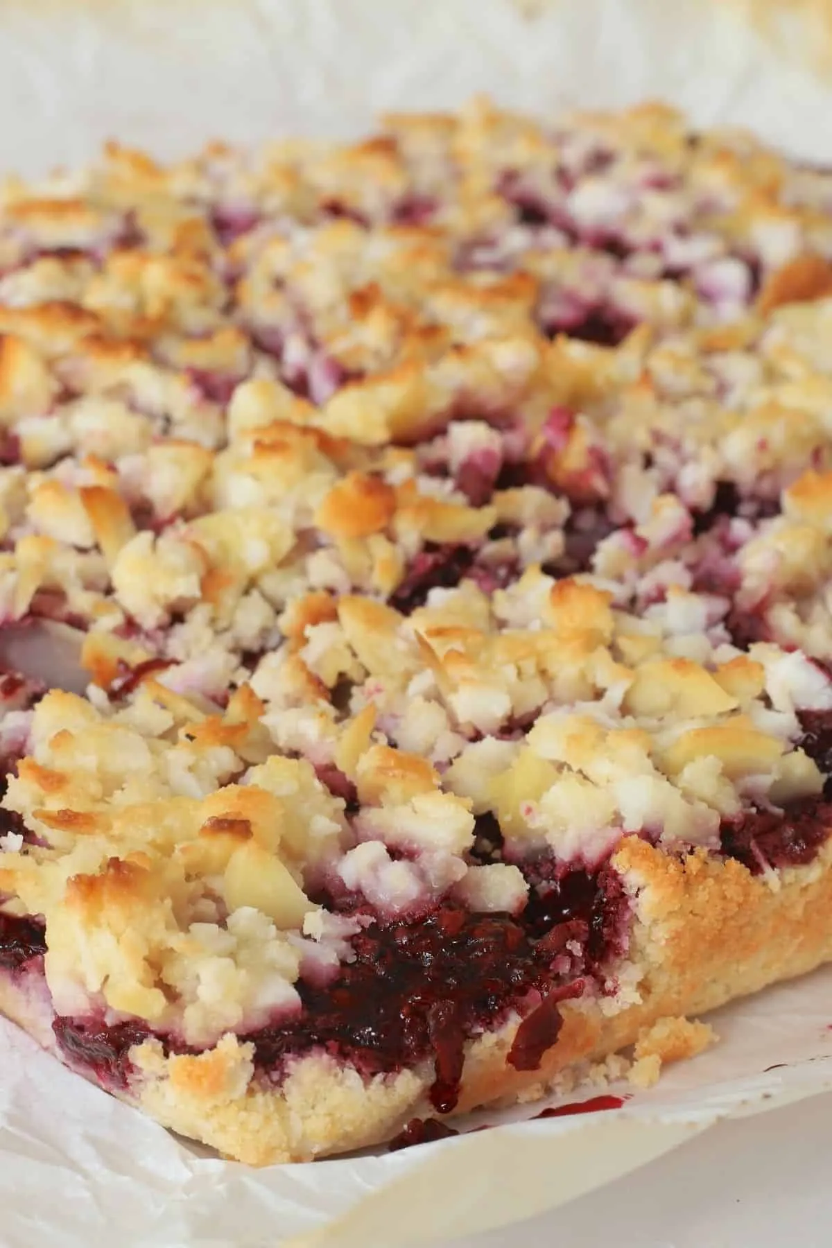 Blackberry Coconut Bake Low Carb Dessert