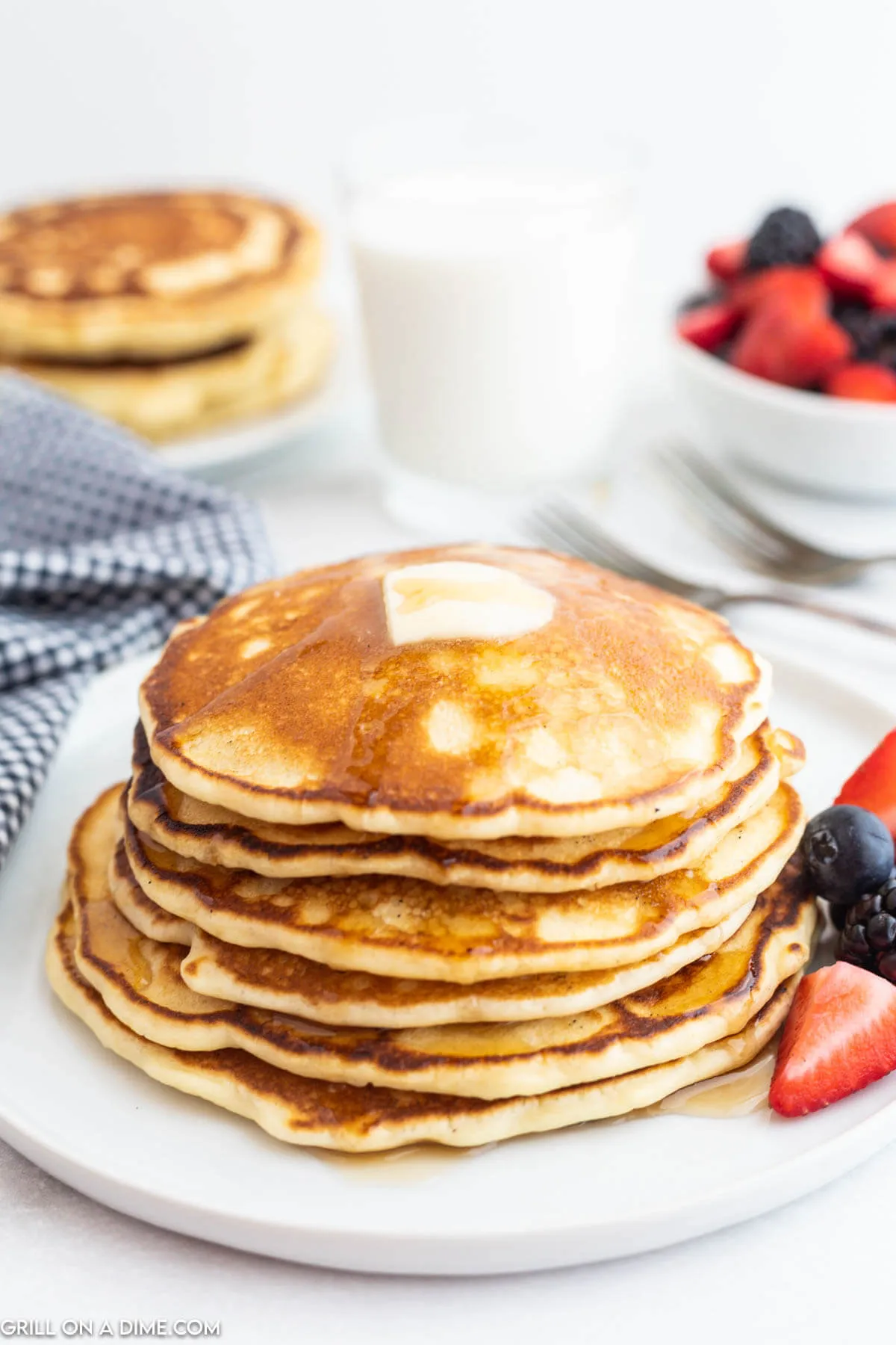 Blackstone Pancakes on Griddle