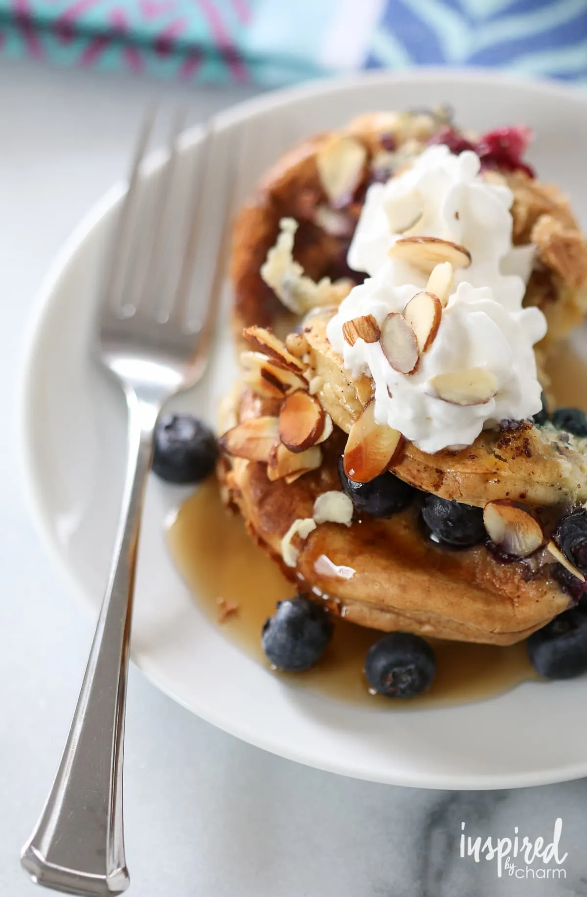Blueberry Almond Pancake Pudding