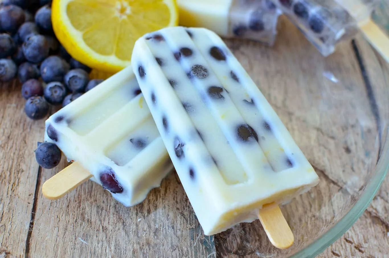 Blueberry Lemon Pudding Pops