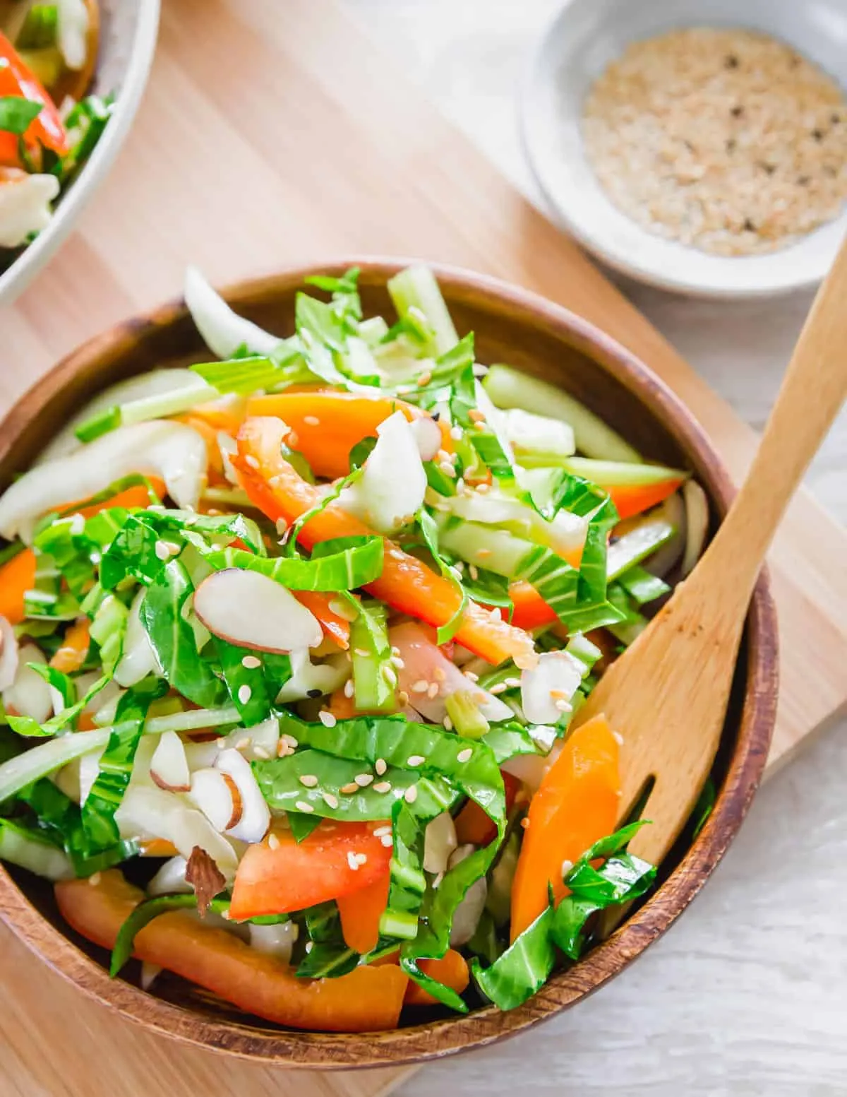 Bok Choy Salad with Sesame Soy Sauce