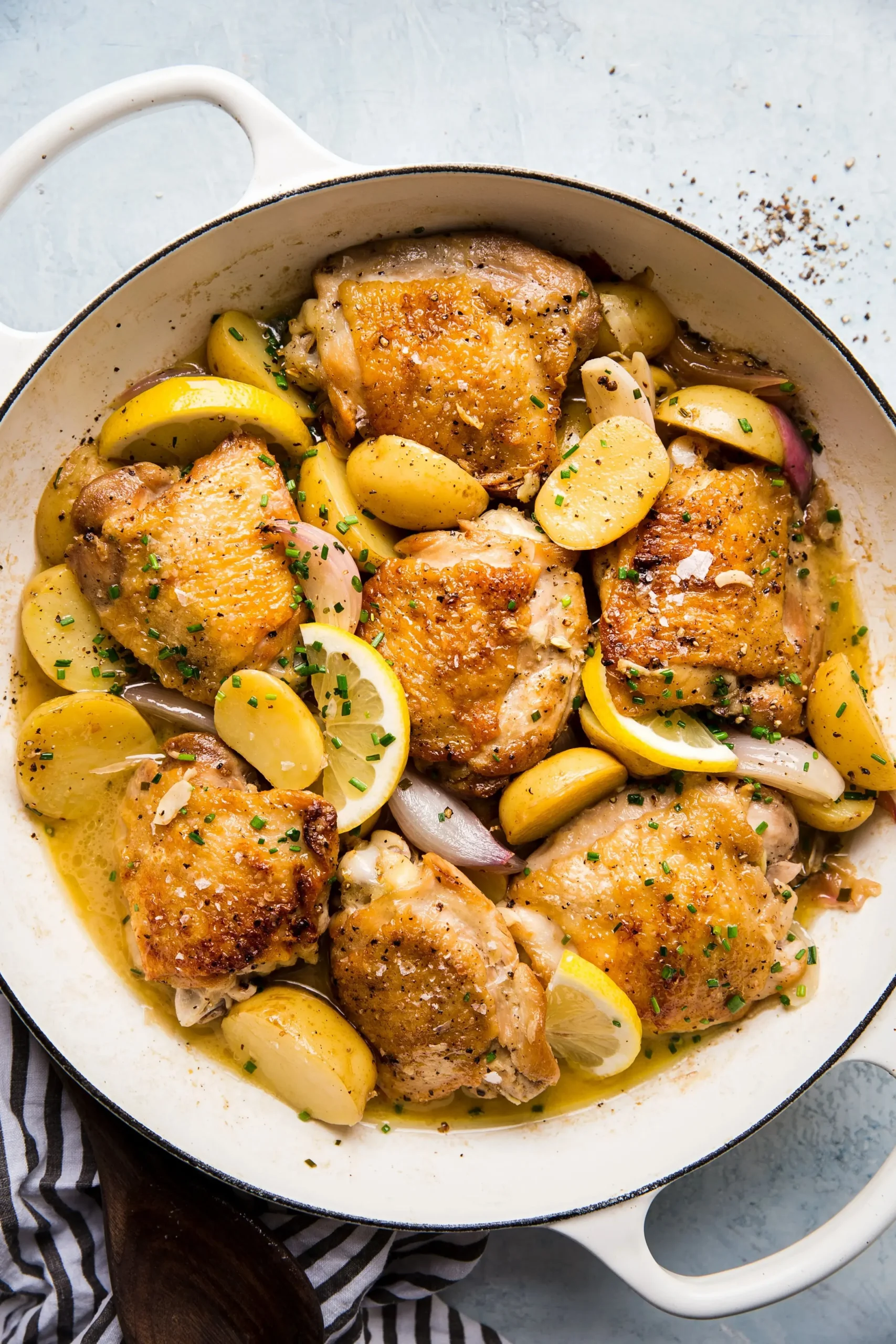 Braised Chicken Thighs with Potatoes