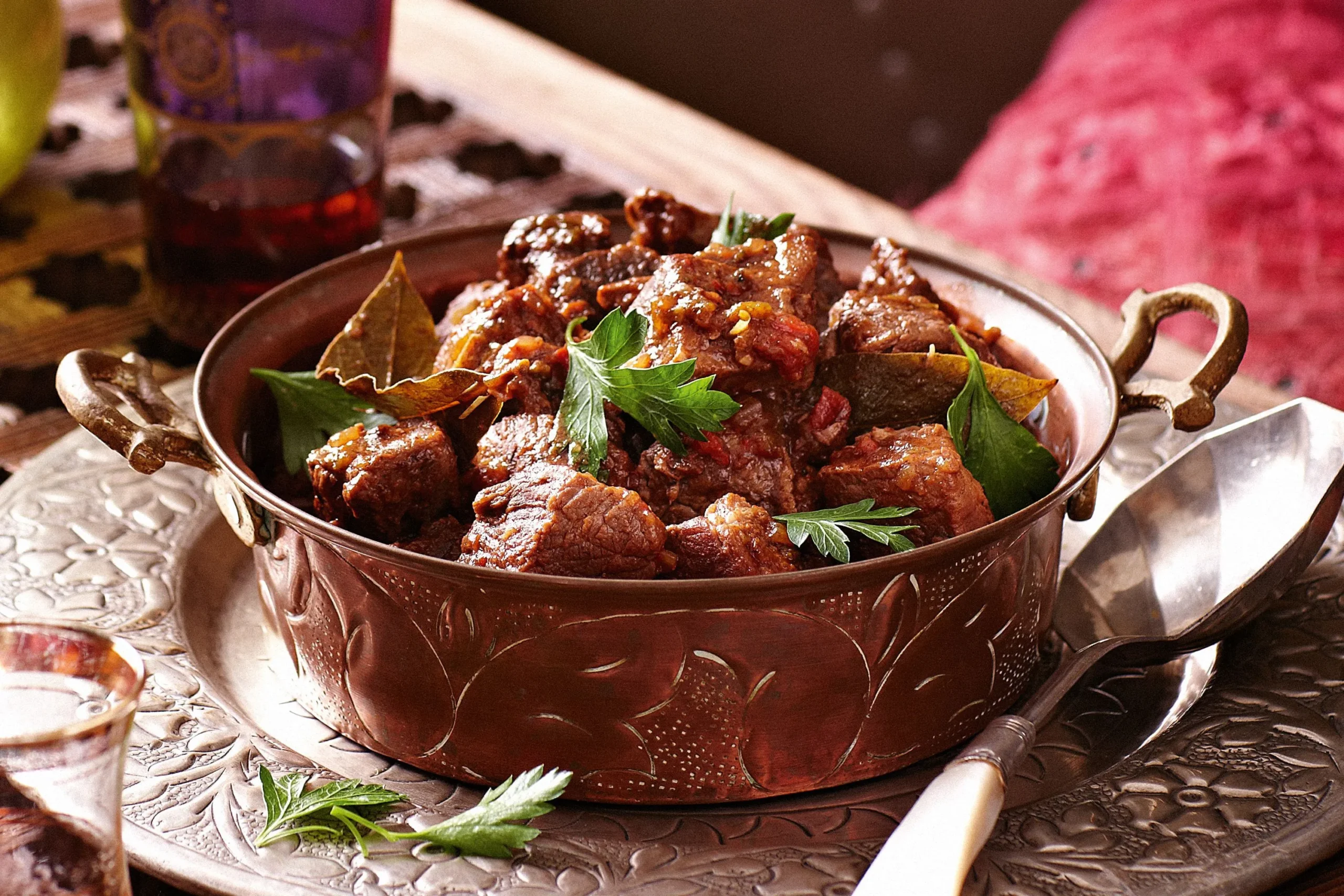 Braised Lamb and Eggplant Pilaf