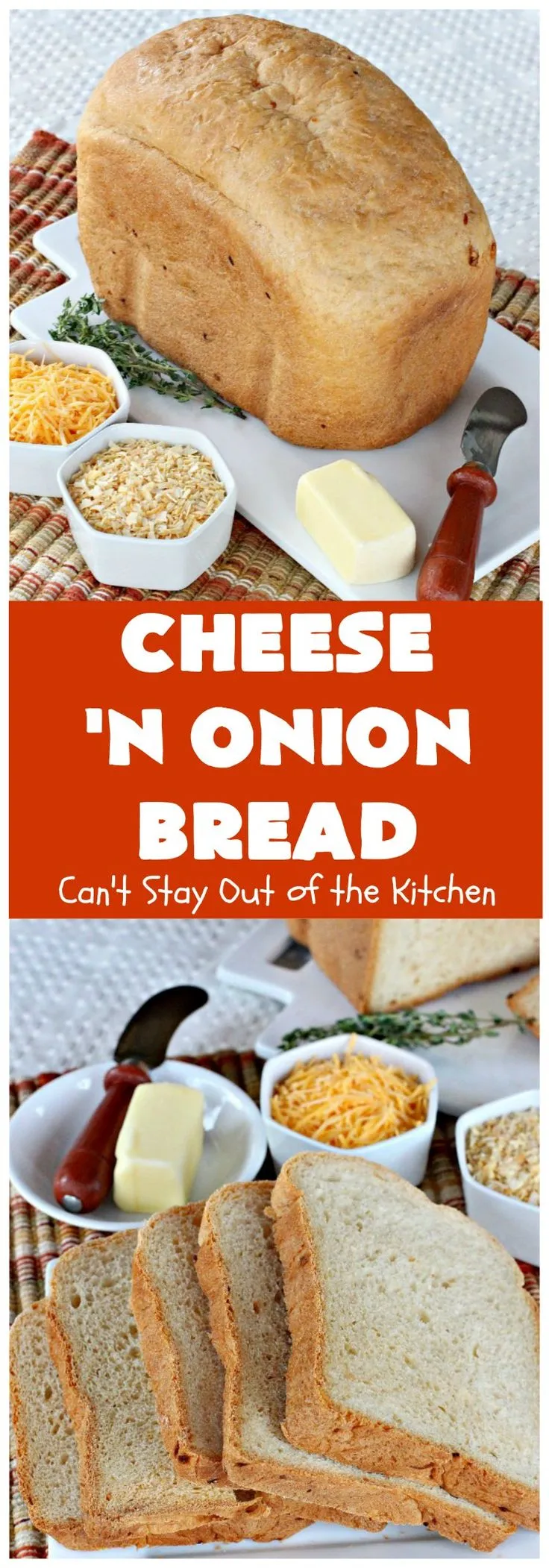 Bread Machine Cheese N Onion Bread