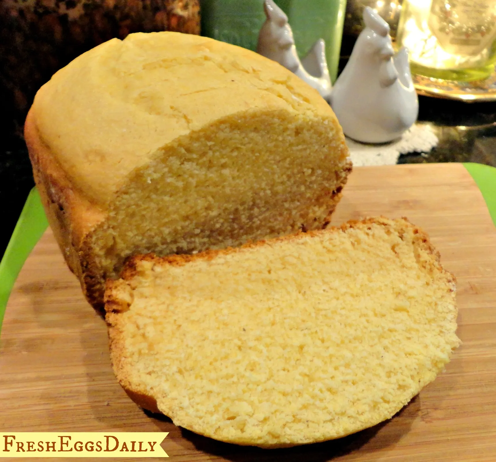 Bread Machine Cornmeal Bread