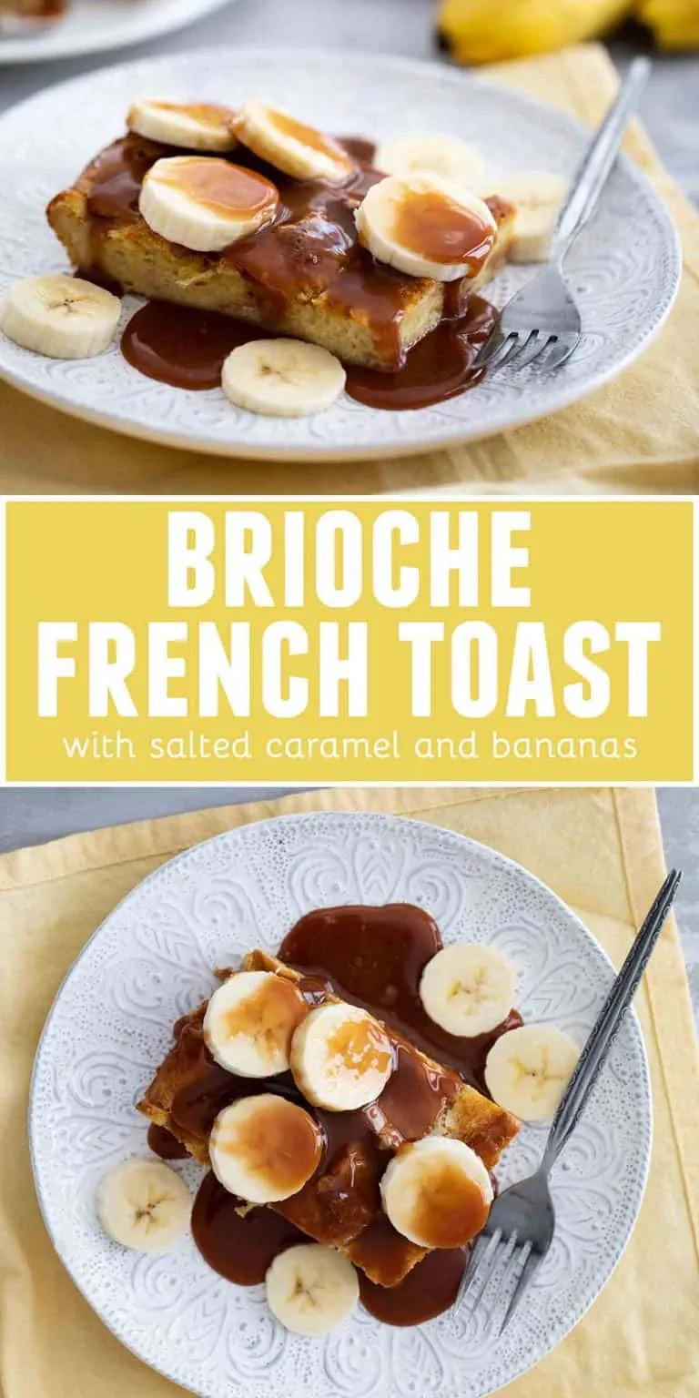 Brioche French Toast with Salted Caramel Bananas