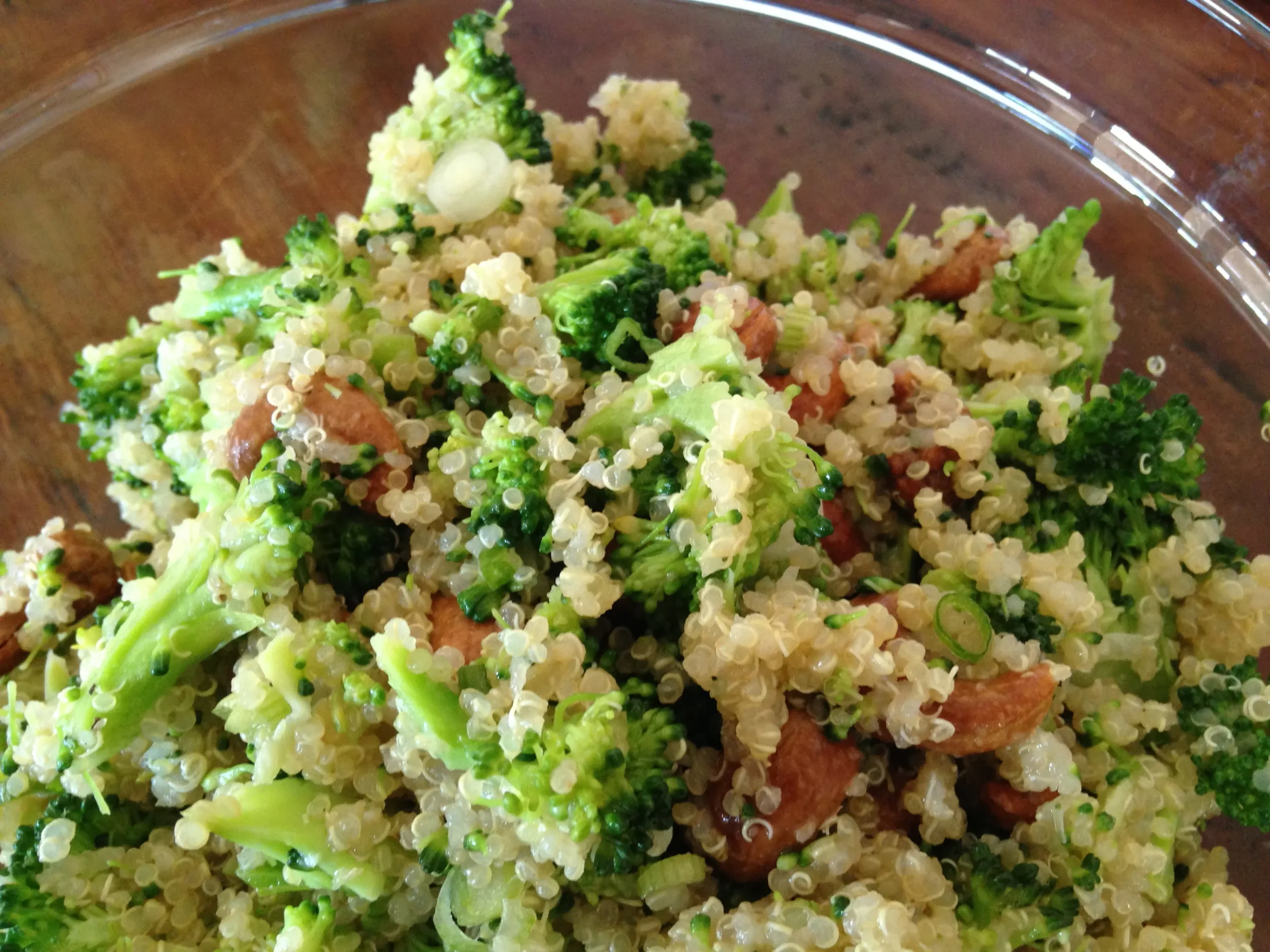 Broccoli Pesto Quinoa Salad