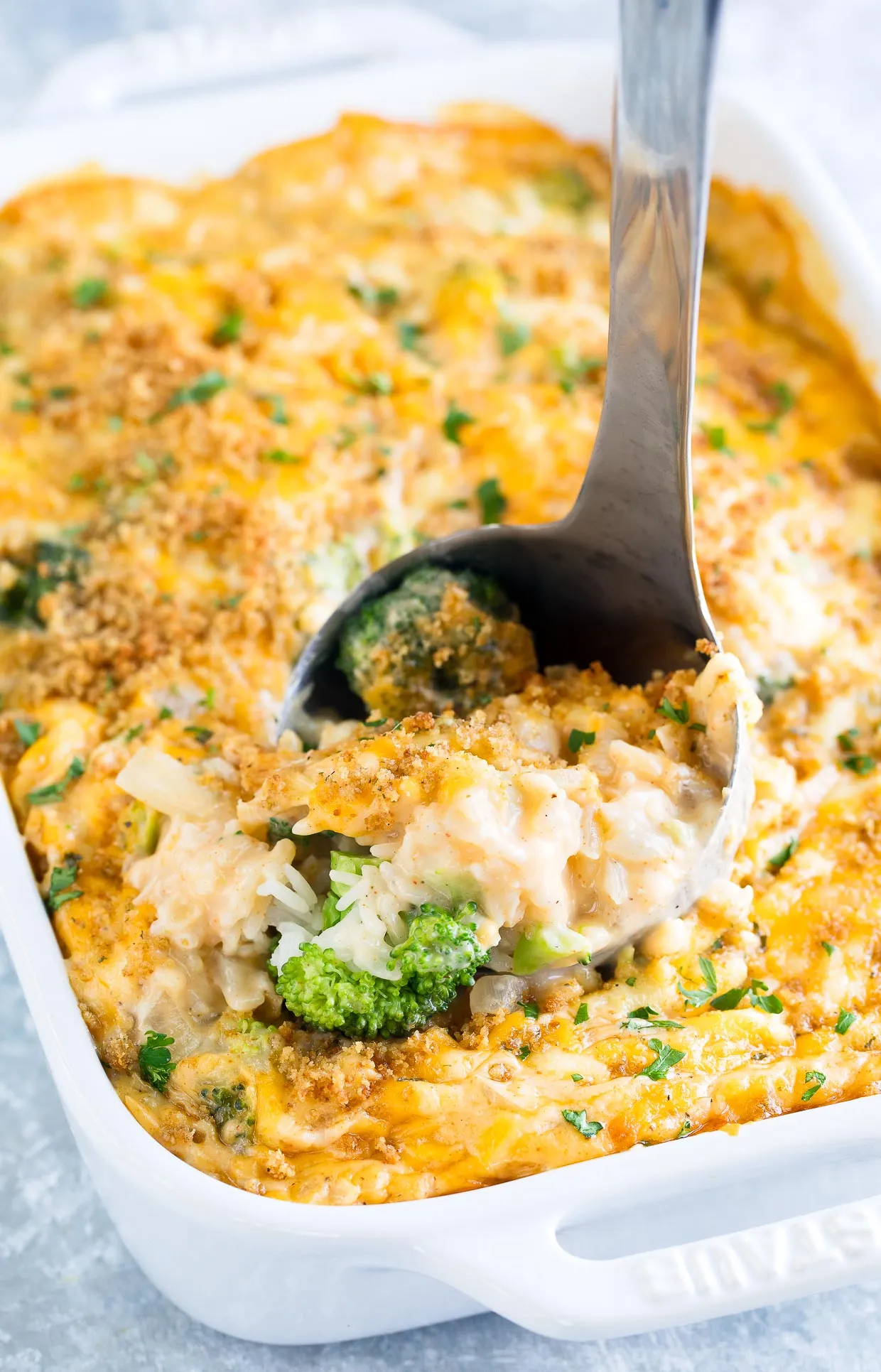Broccoli Rice Cheese Casserole