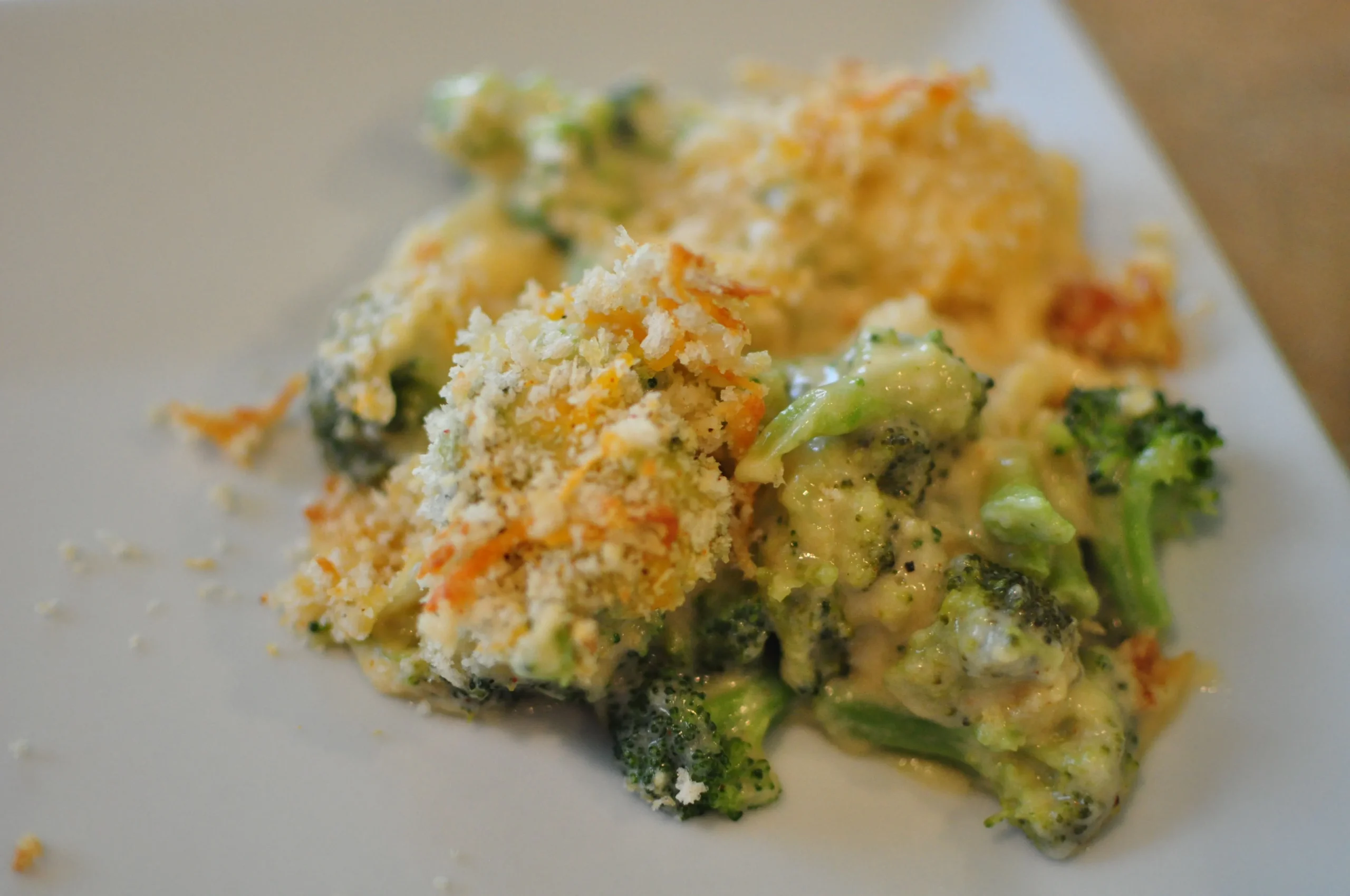 Broccoli and Cauliflower Au Gratin