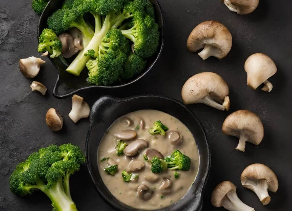 Broccoli and Mushroom Dip