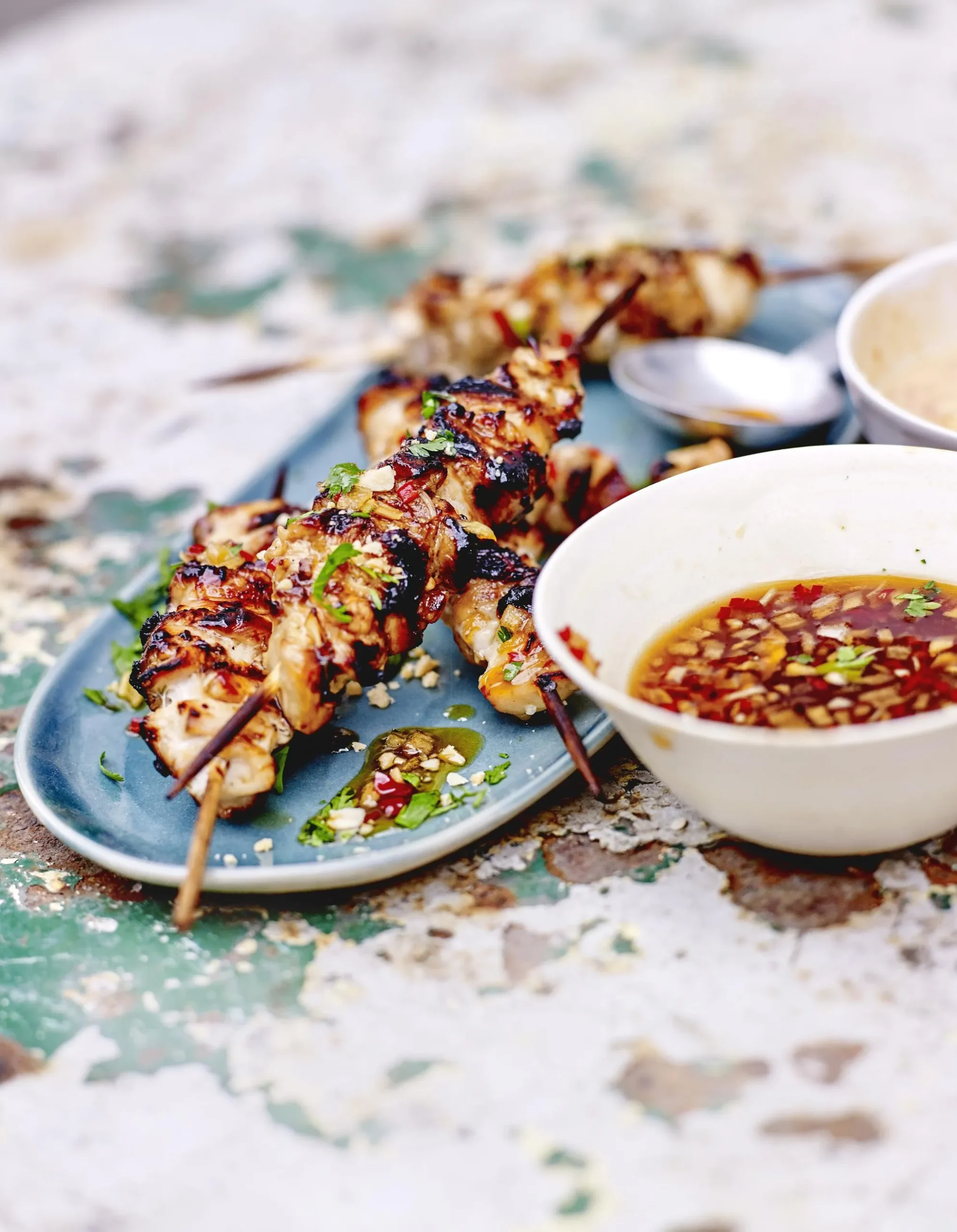 Brochettes de Poulet Sauce Satay