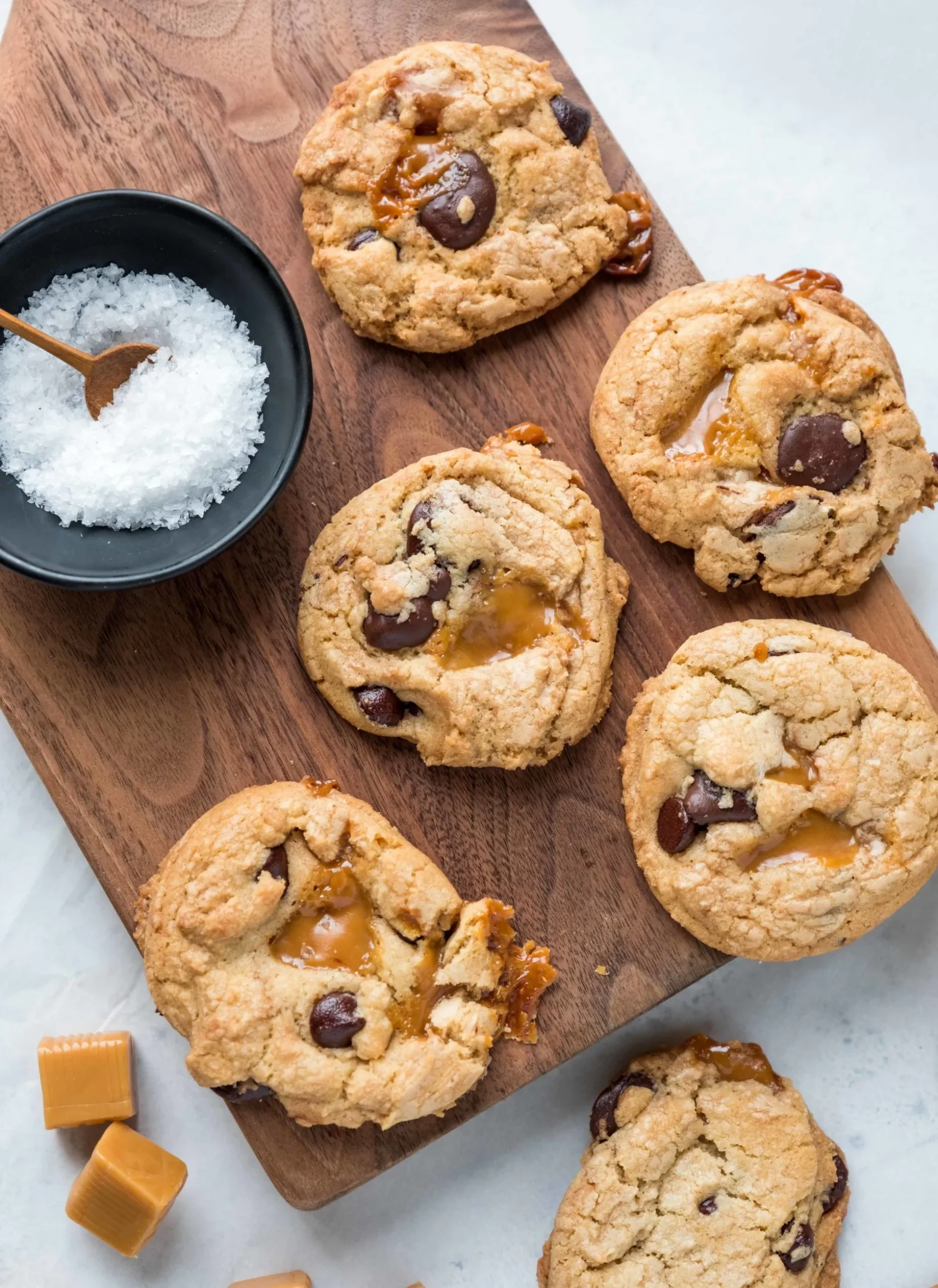Brown Butter Caramel and Chocolate Chip Cookies
