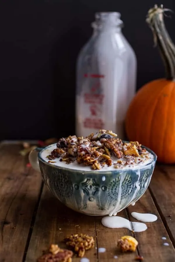Brown Butter Pecan Maple Quinoa Autumn Harvest Granola