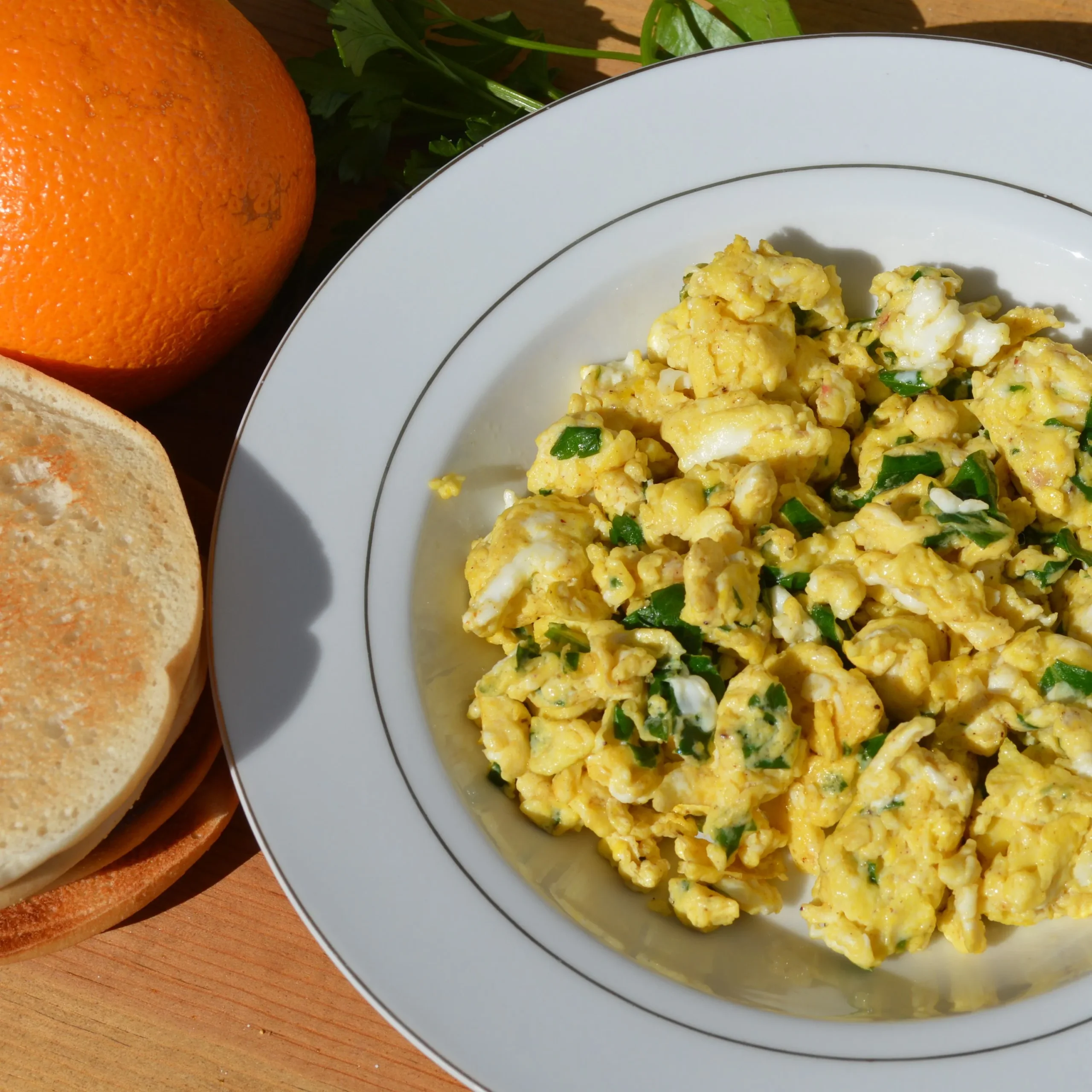 Brown Butter Scrambled Eggs