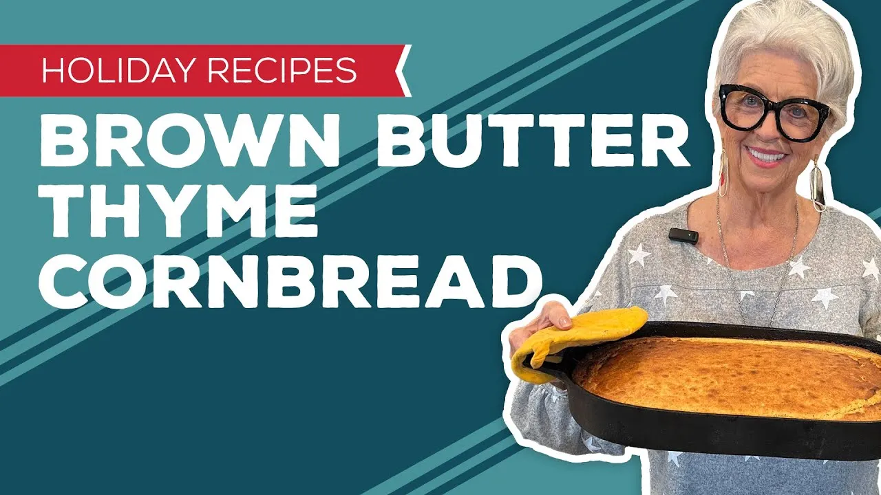 Brown Butter Thyme Cornbread