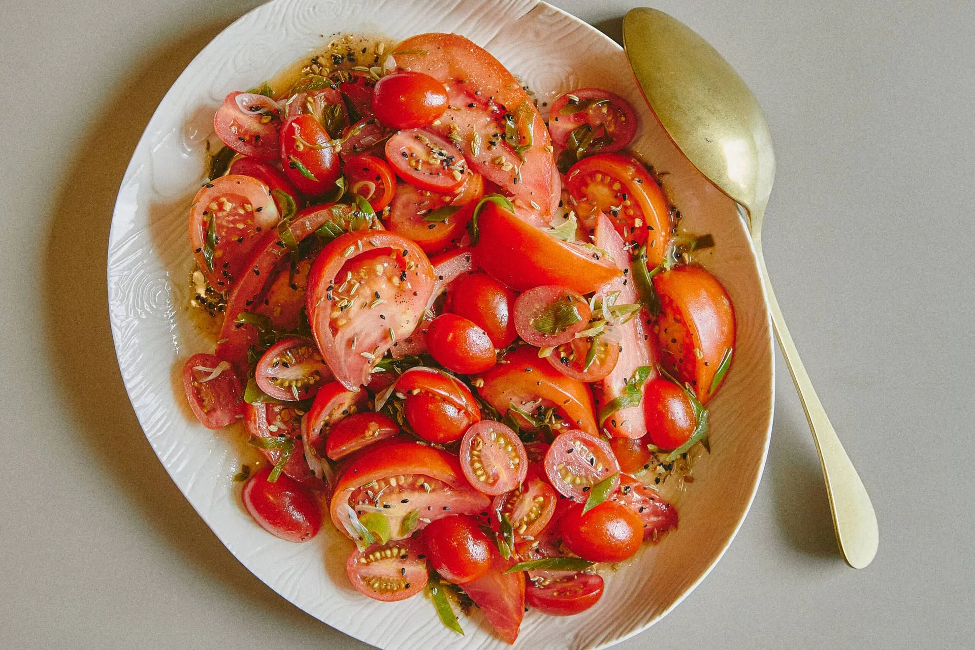 Brown Butter Tomato Vinaigrette