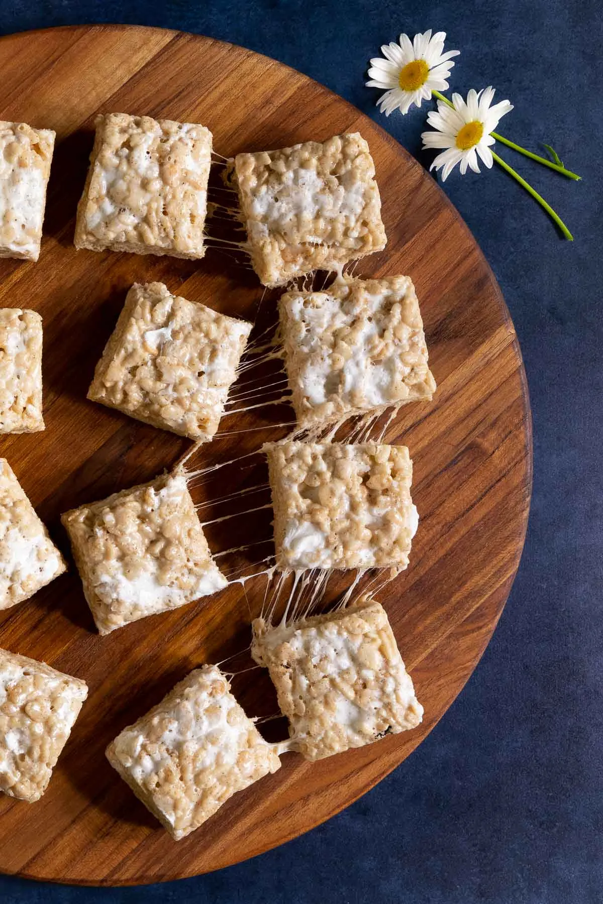 Brown Butter Vanilla Bean Rice Krispie Treats