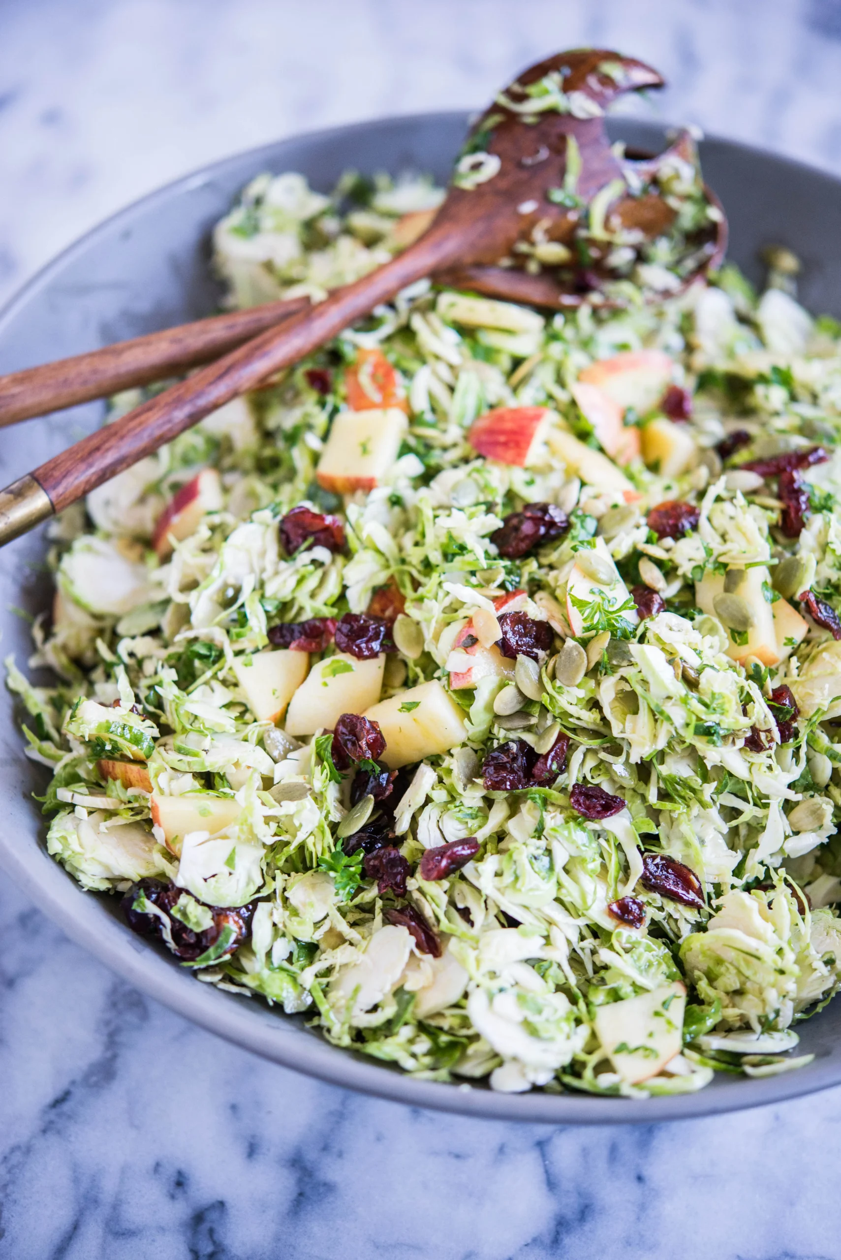 Brussel Sprout Slaw Salad