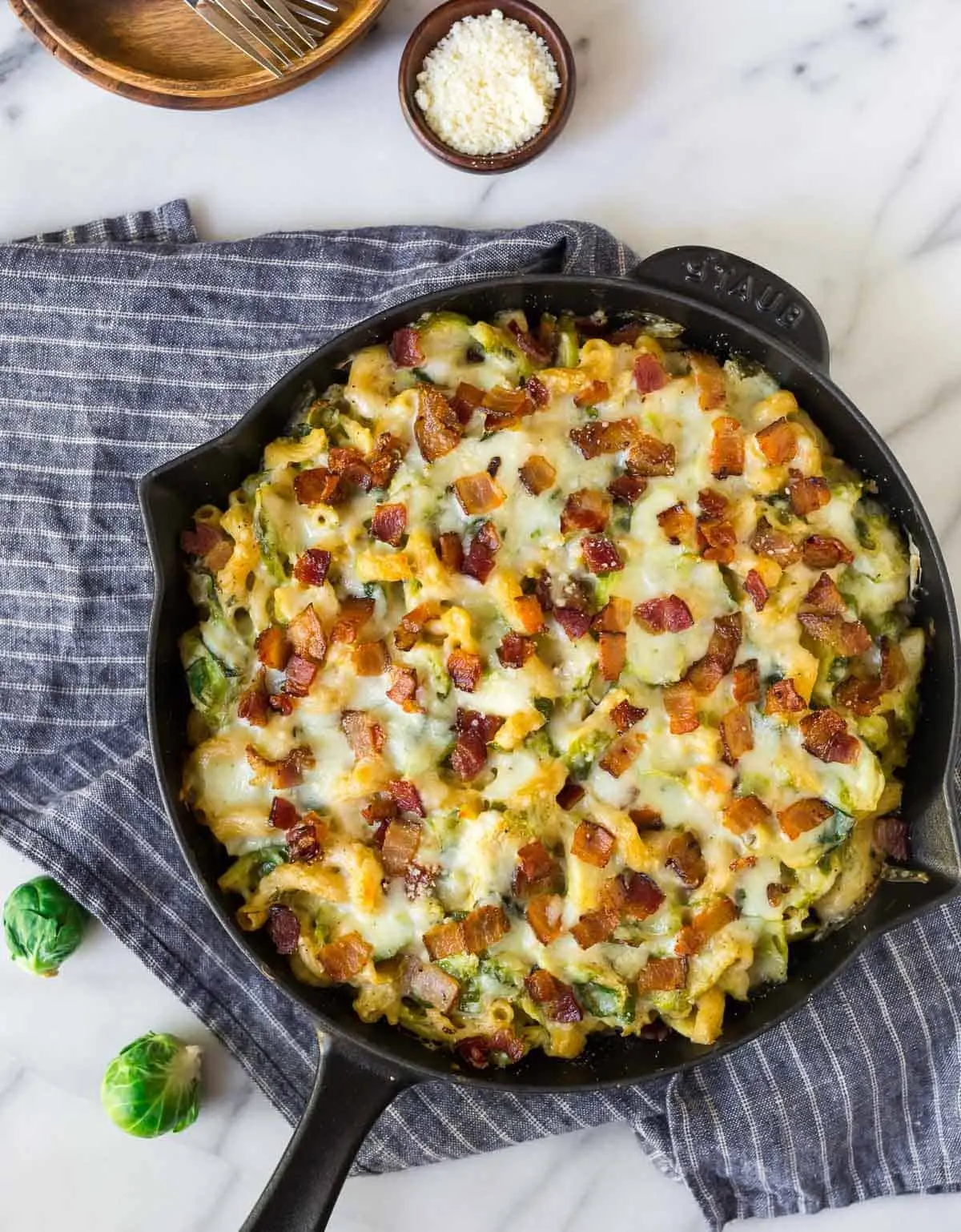 Brussels Sprouts Mac and Cheese