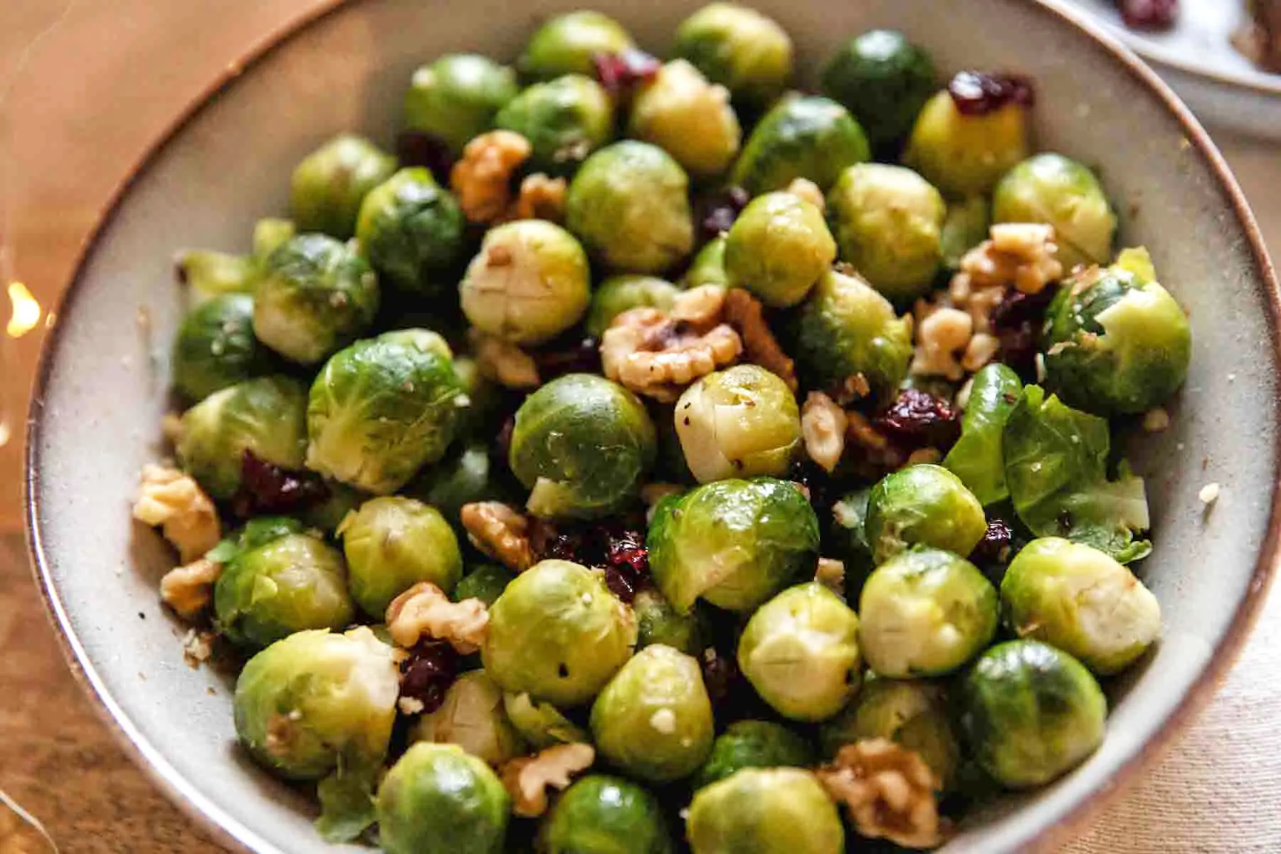 Brussels Sprouts with Walnuts