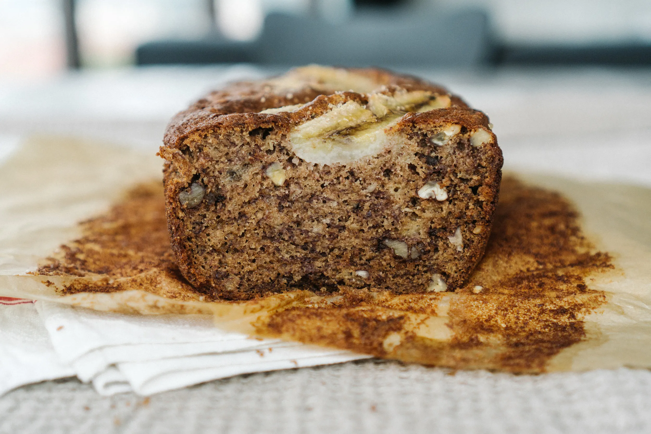 Buckwheat Flour Banana Bread One Bowl
