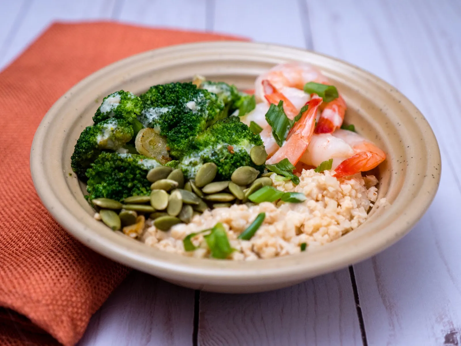 Buddha Bowl Shrimp Low Carb