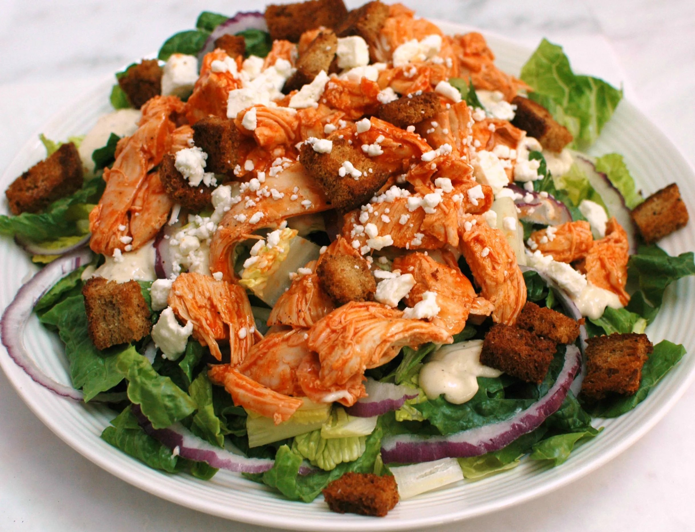 Buffalo Chicken Caesar Salad