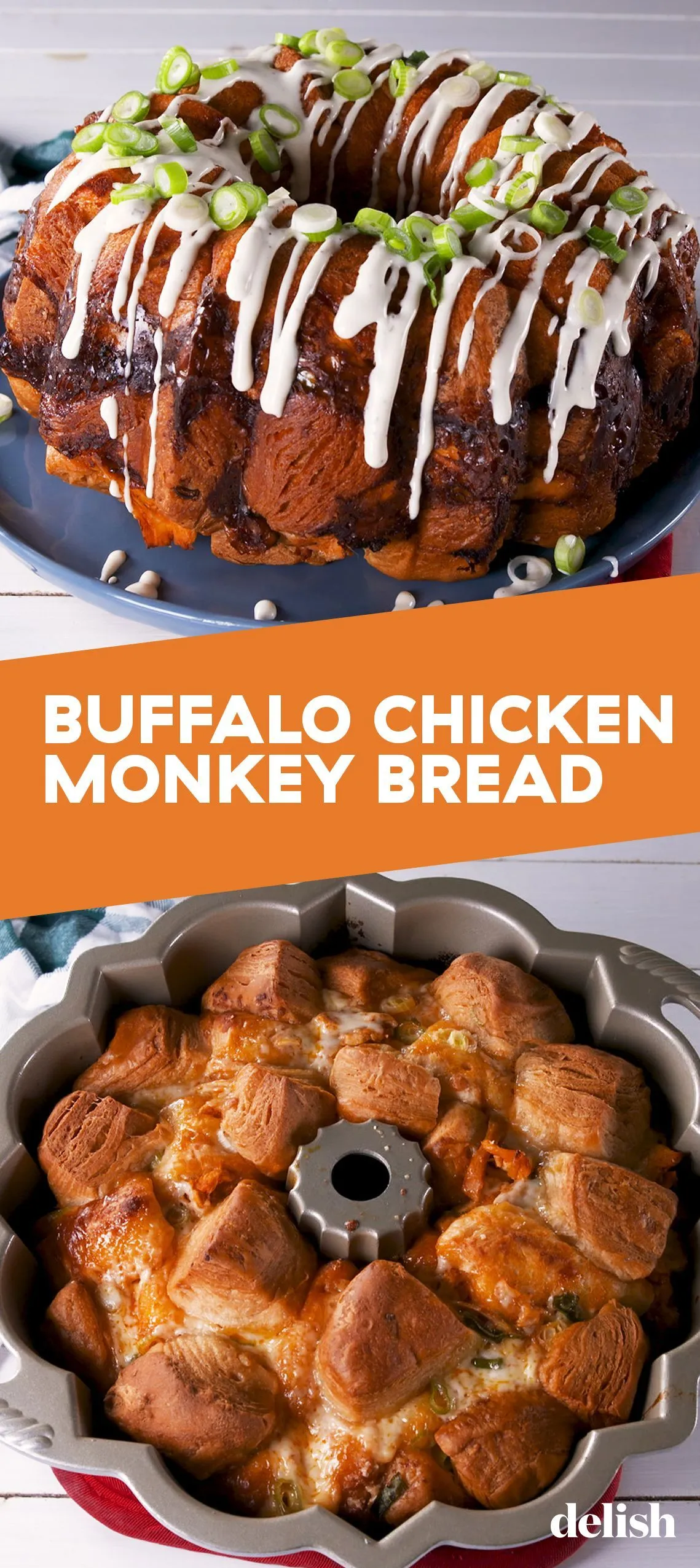 Buffalo Chicken Monkey Bread