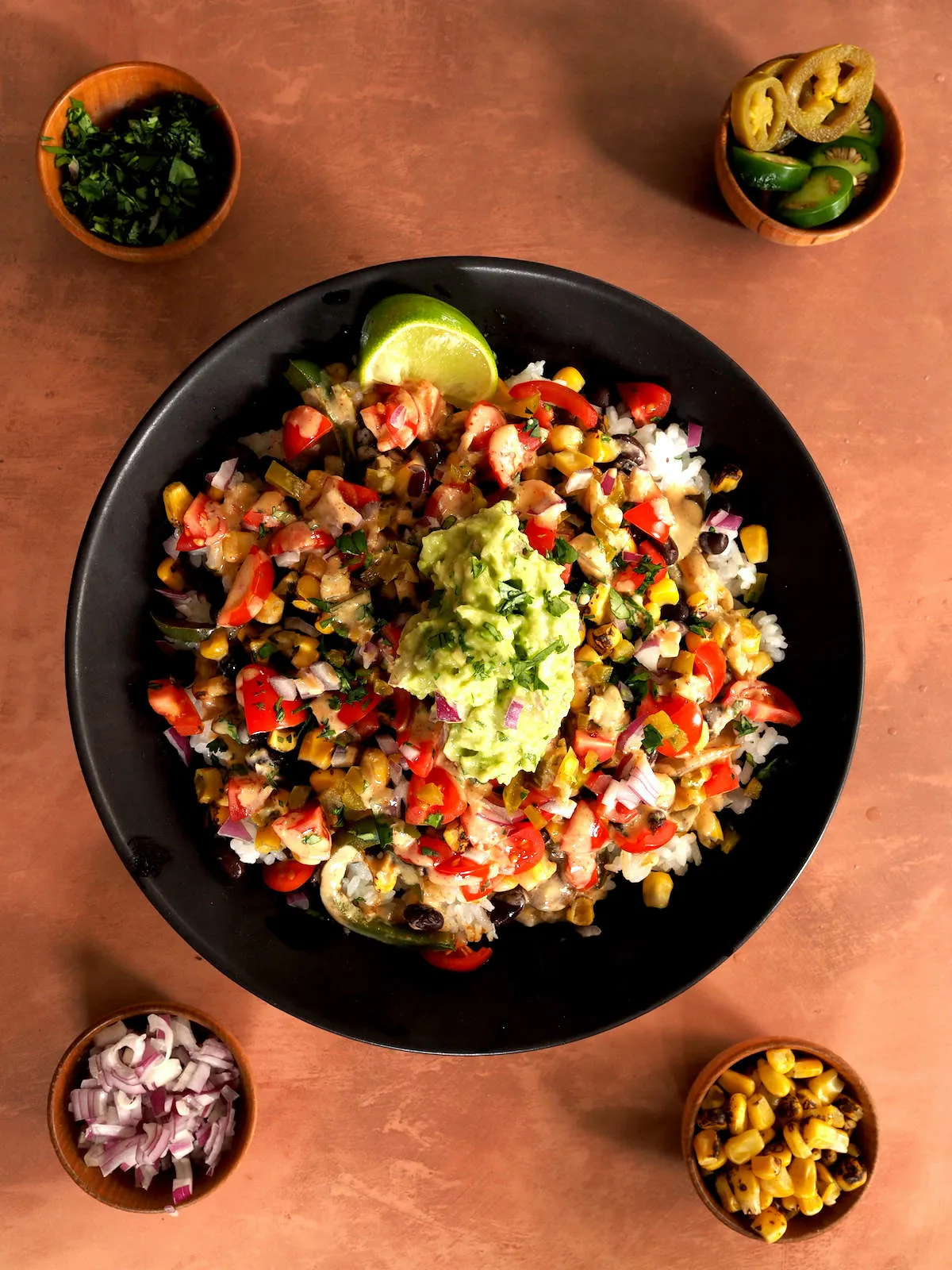 Burrito Bowl with Chipotle Lime Dressing