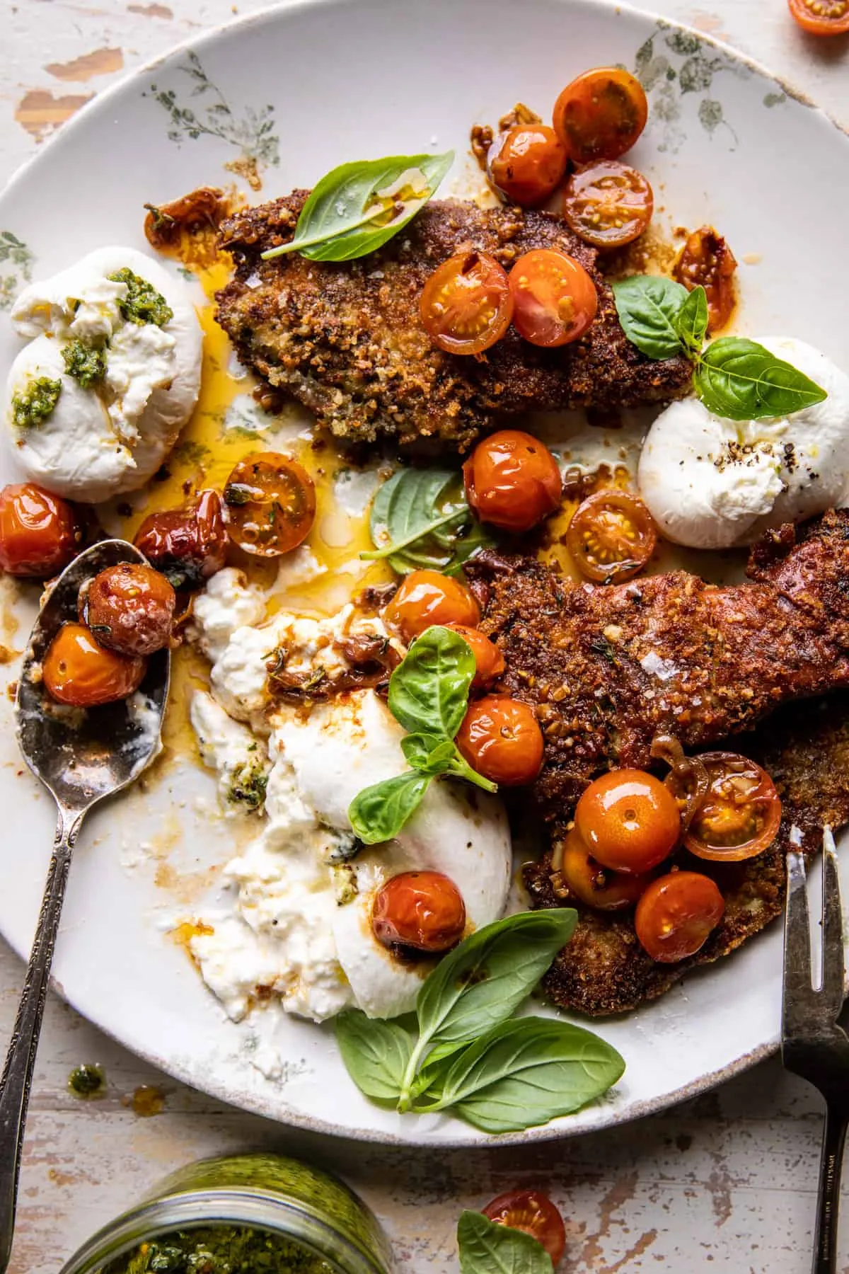 Burst Tomato Burrata Chicken