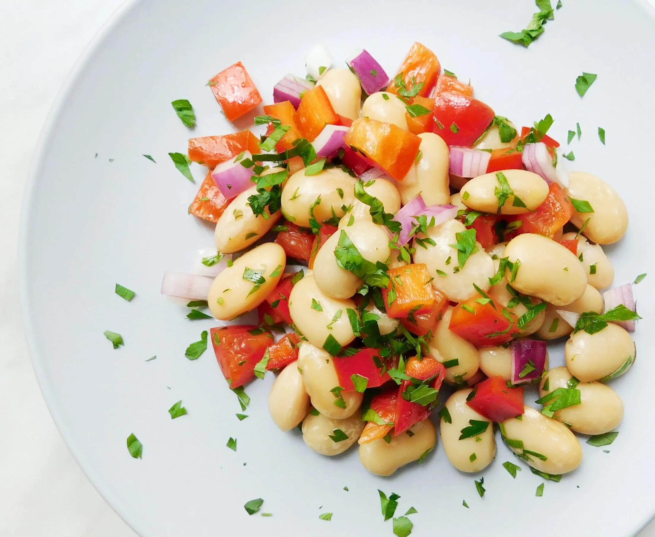 Butter Bean Salad with Herby Vinaigrette