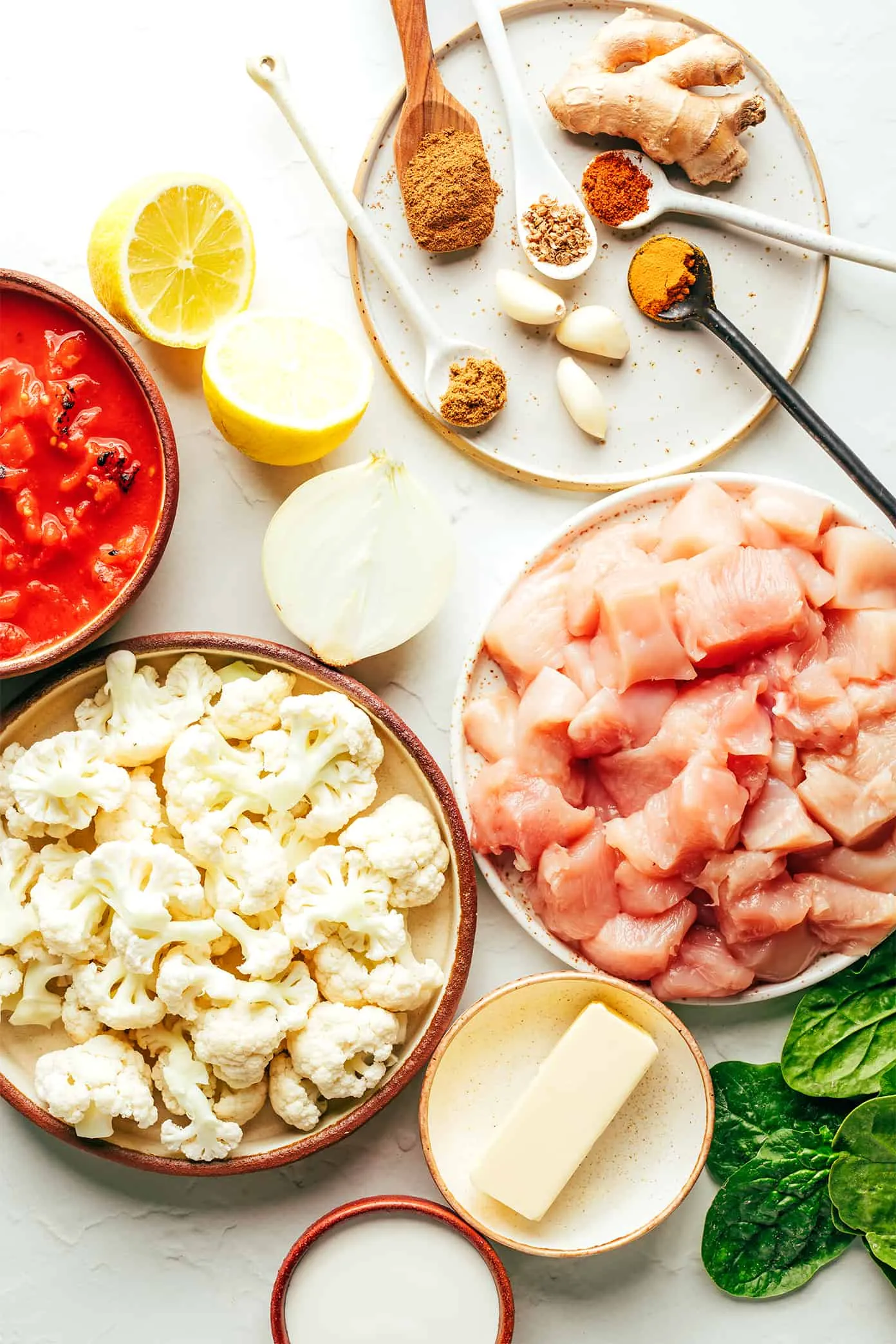 Butter Chicken and Cauliflower