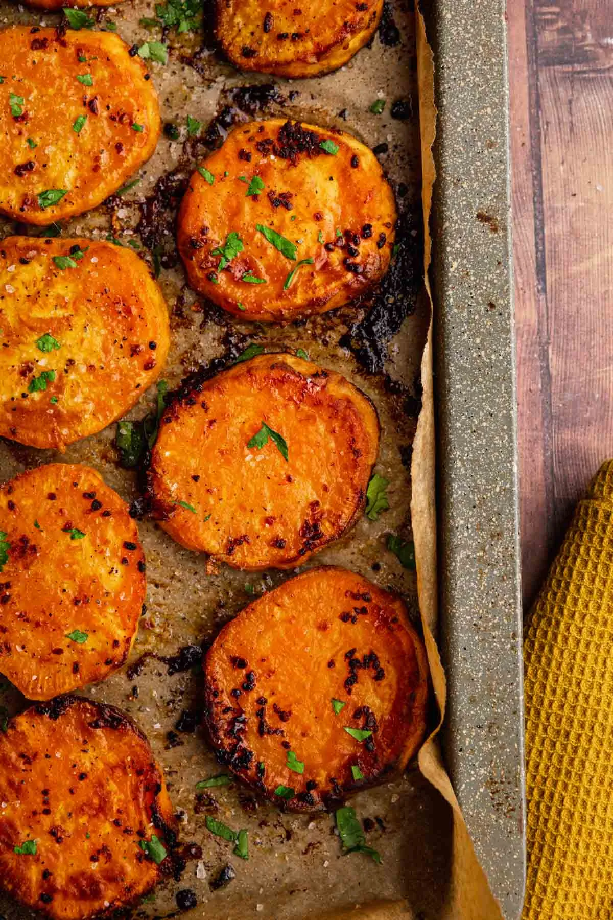 Butter Roasted Sweet Potatoes