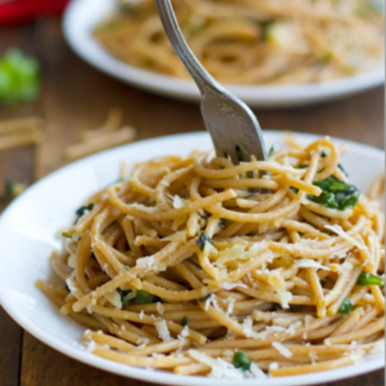 Buttered Garlic and Herb Pasta