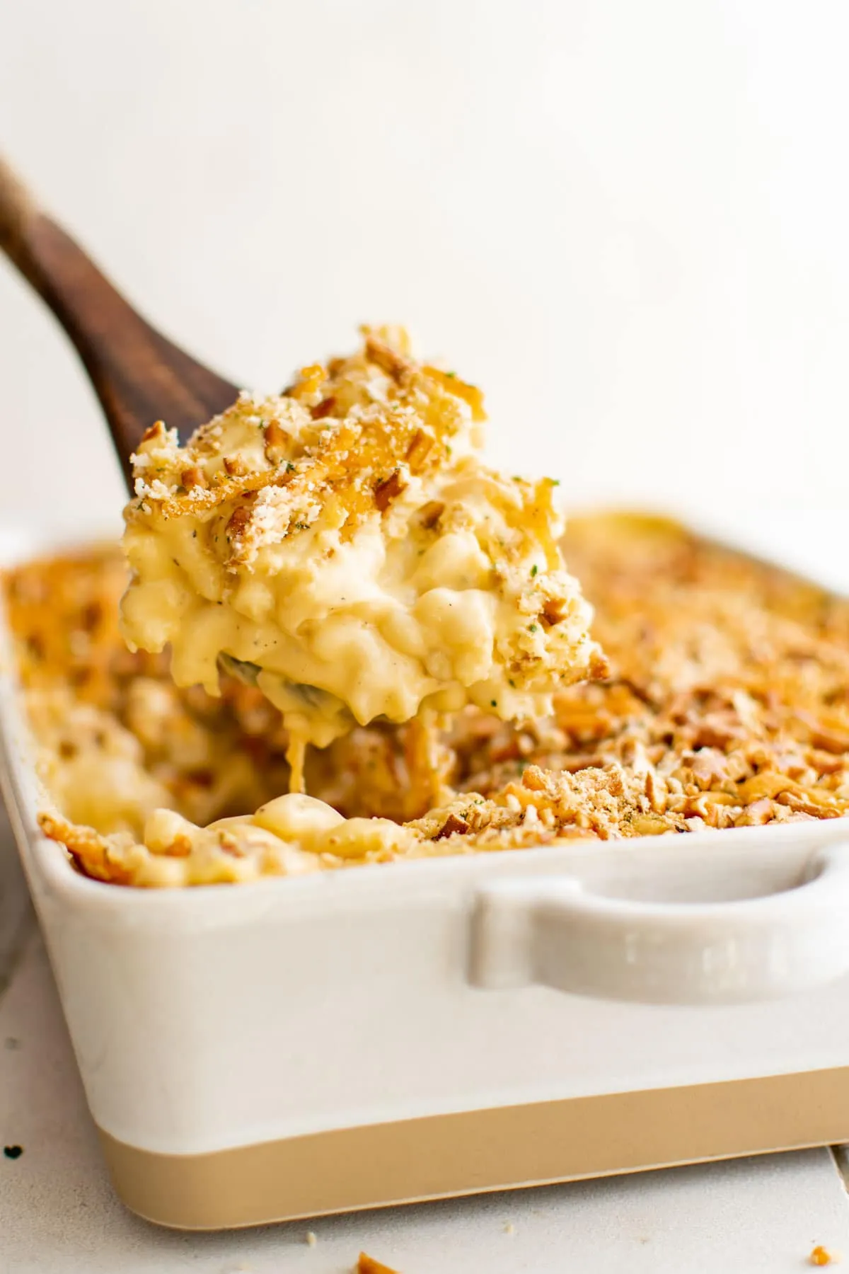 Butternut Mac and Cheese with Pretzel Crust