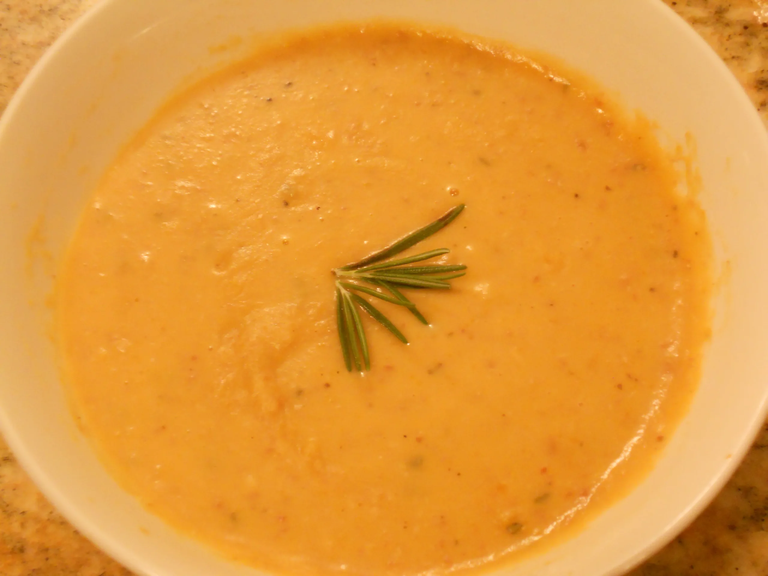 Butternut Squash with White Bean Soup