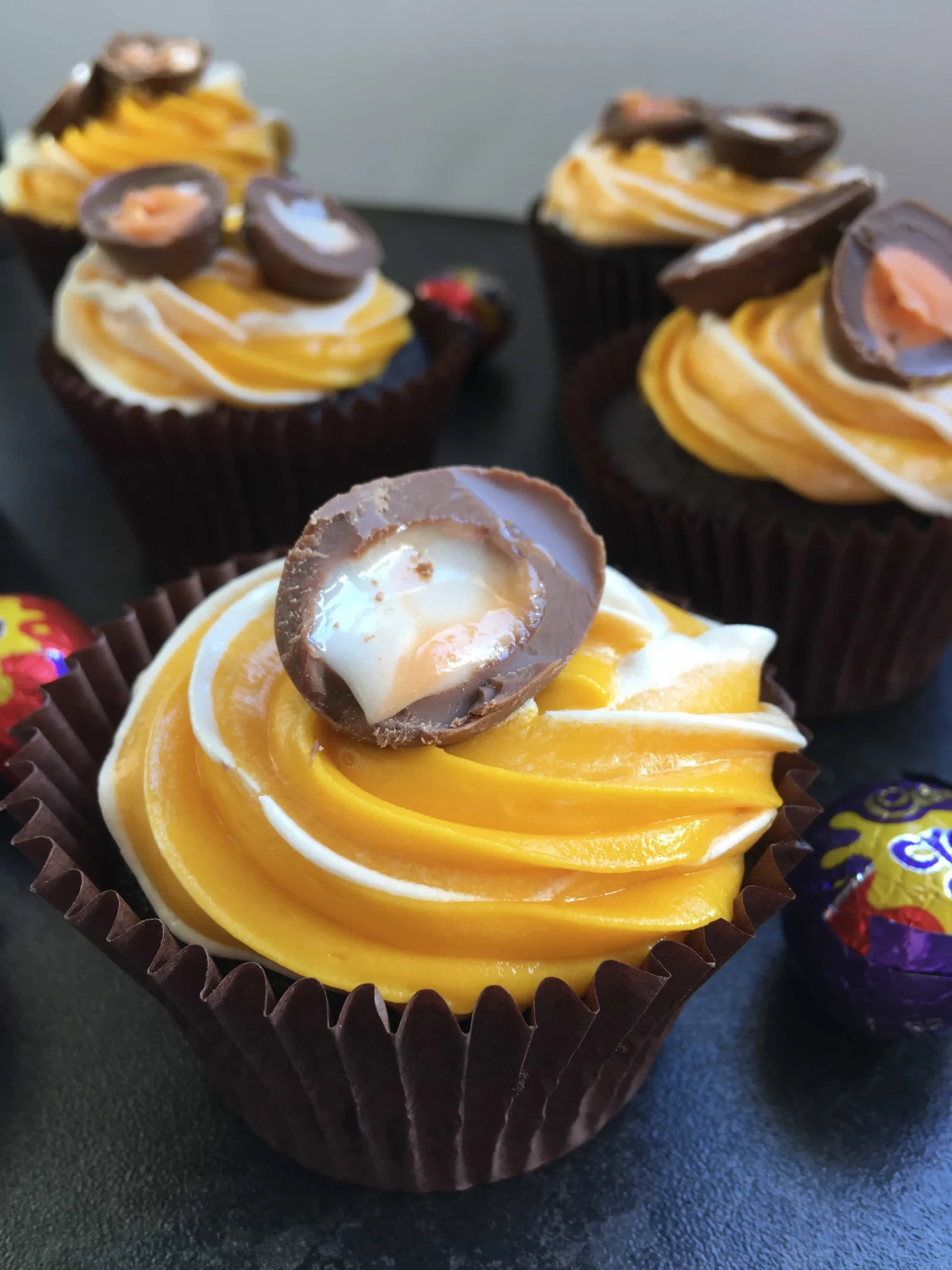 Cadbury Creme Egg Cupcakes