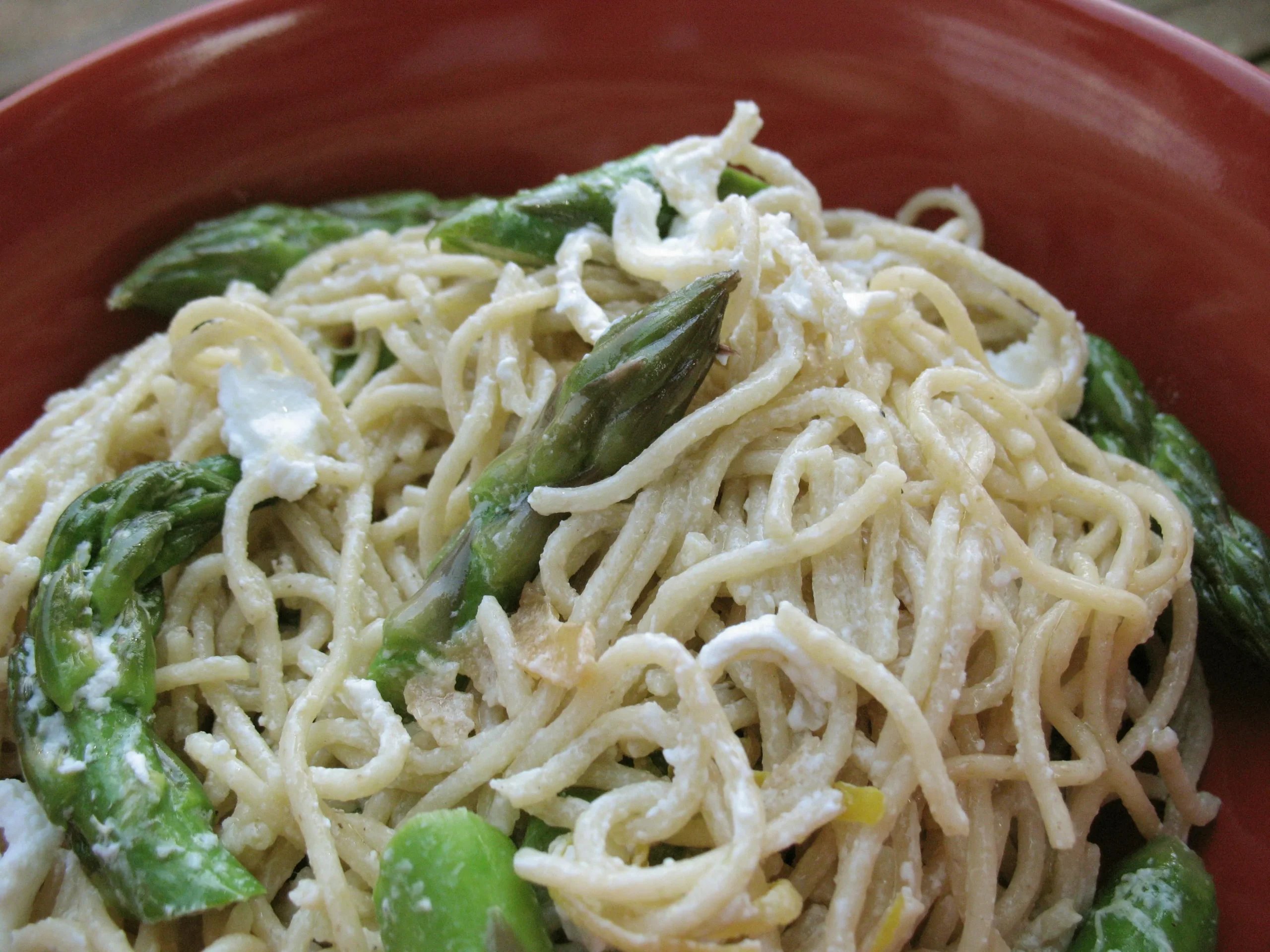 Capellini with Asparagus and Pancetta